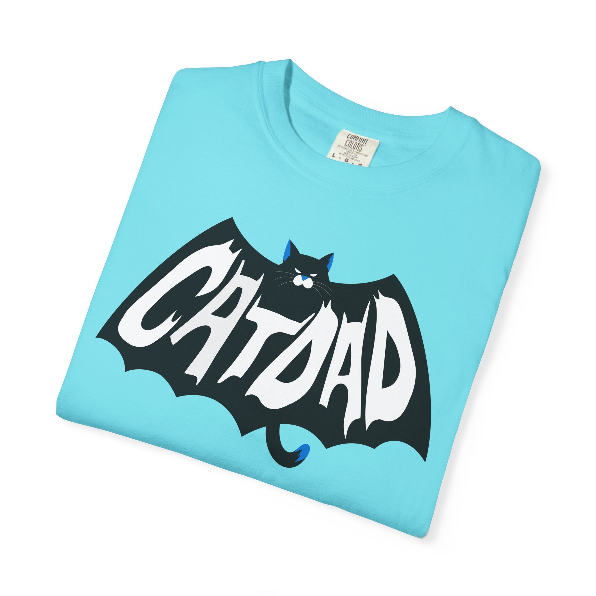 Catdad Super Hero Unisex Garment-Dyed T-shirt