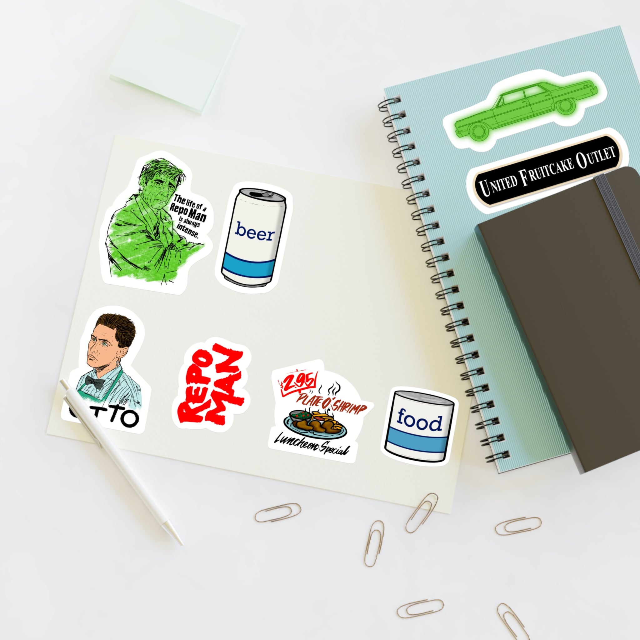 Repo Man Sticker Sheet