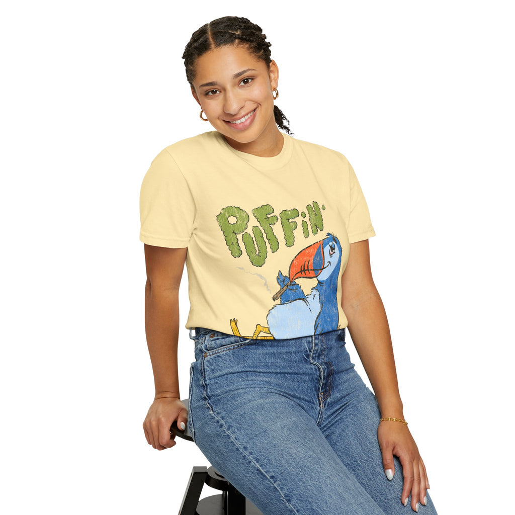 Puffin' Puffin Unisex Garment-Dyed T-shirt
