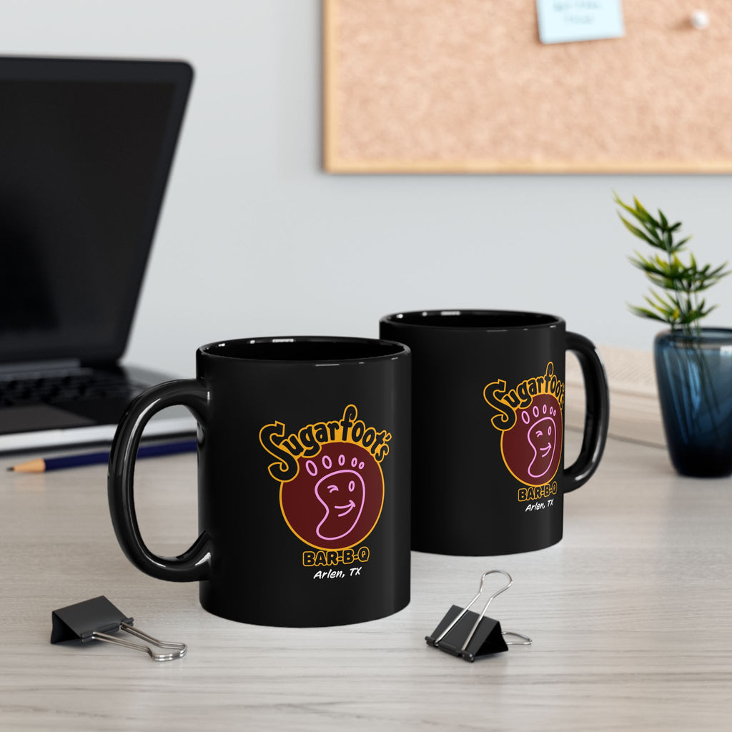 Sugarfoot's BBQ Black Mug 11/15oz