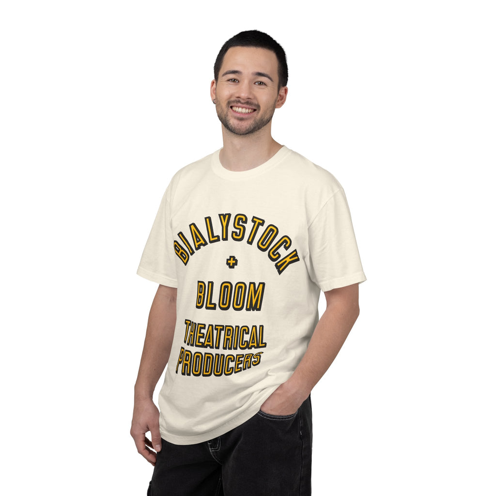 Bialystock & Bloom Mel Brooks' THE PRODUCERS Unisex Garment-Dyed T-shirt