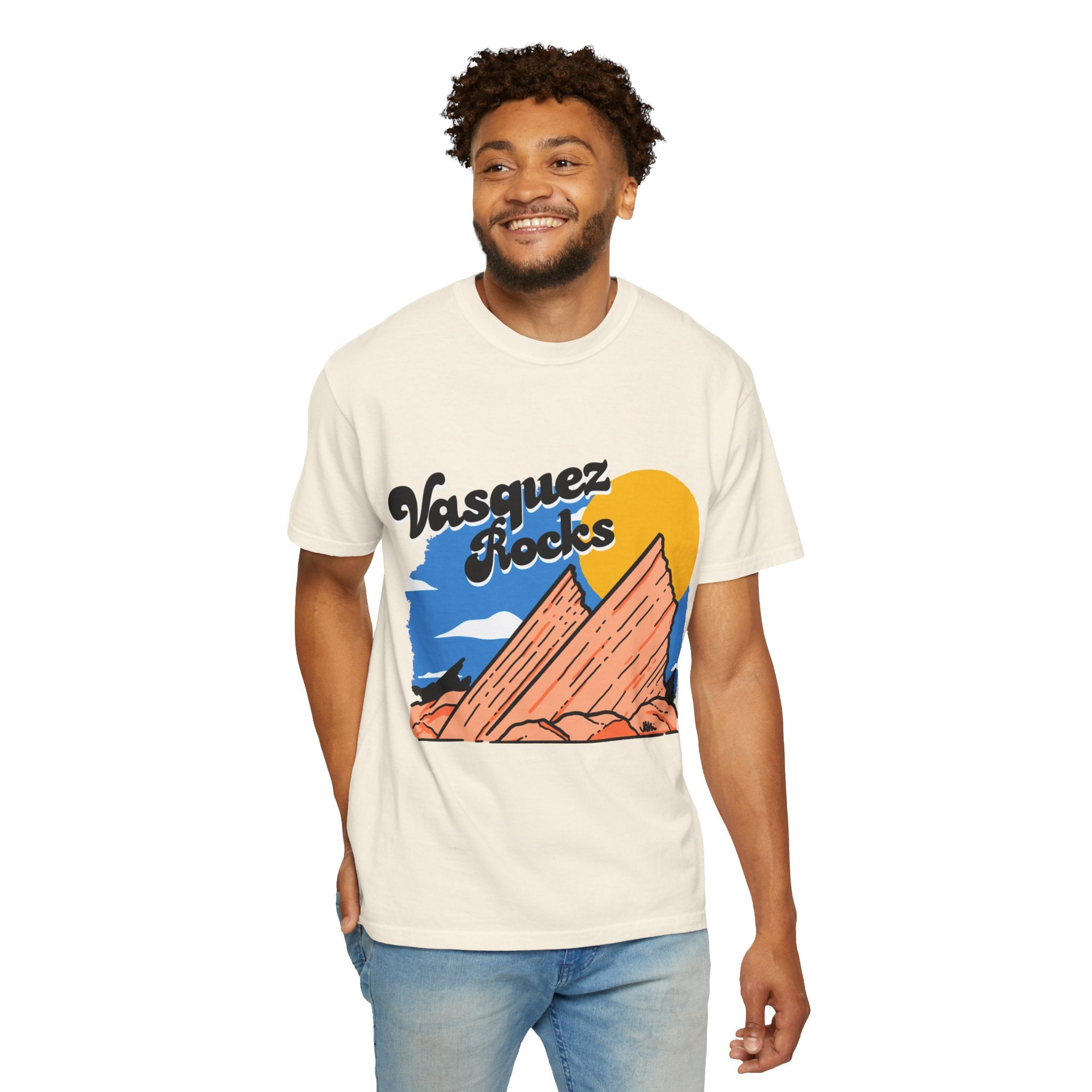 Vasquez Rocks Unisex Garment-Dyed T-shirt
