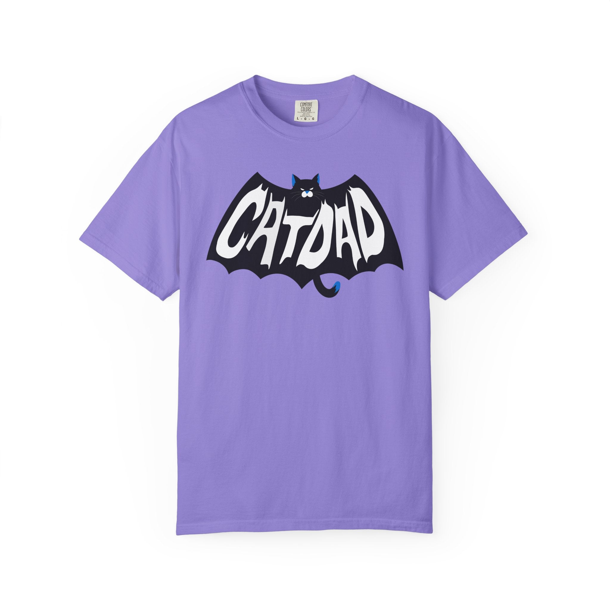 Catdad Super Hero Unisex Garment-Dyed T-shirt