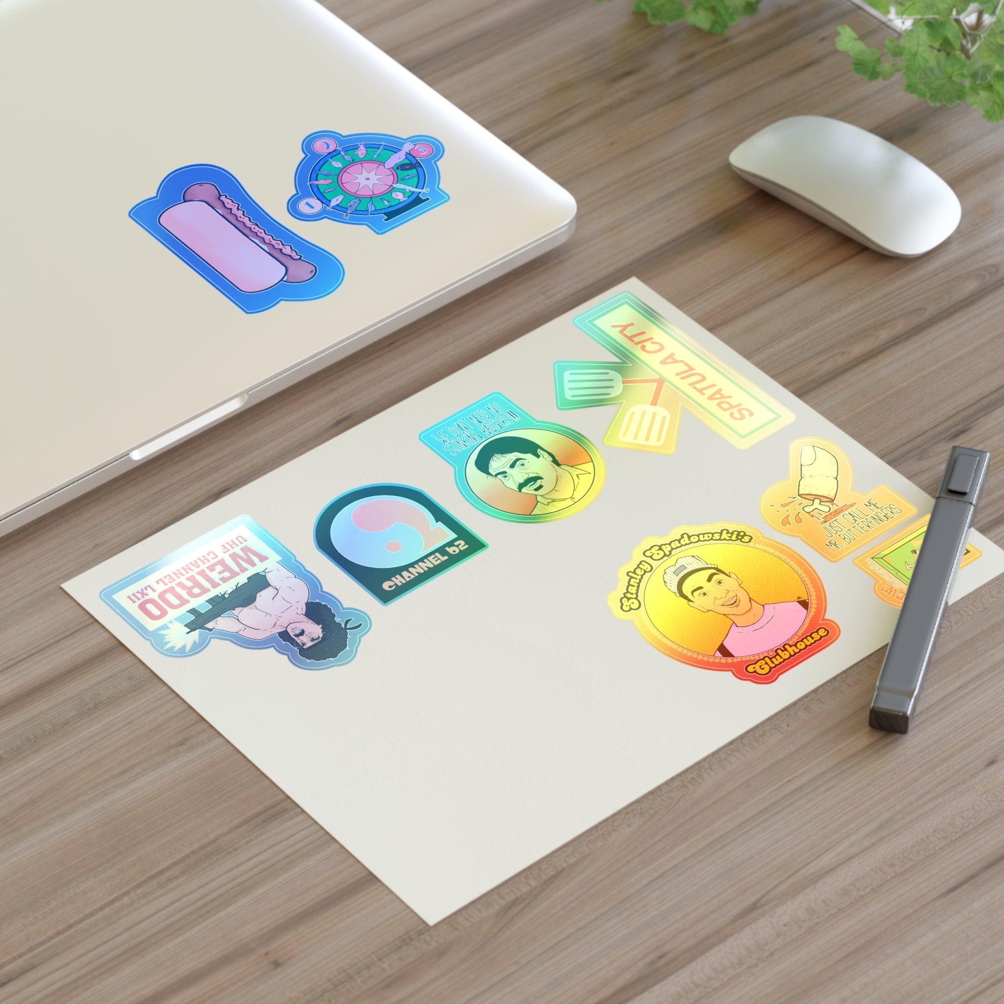 UHF Sticker Sheet