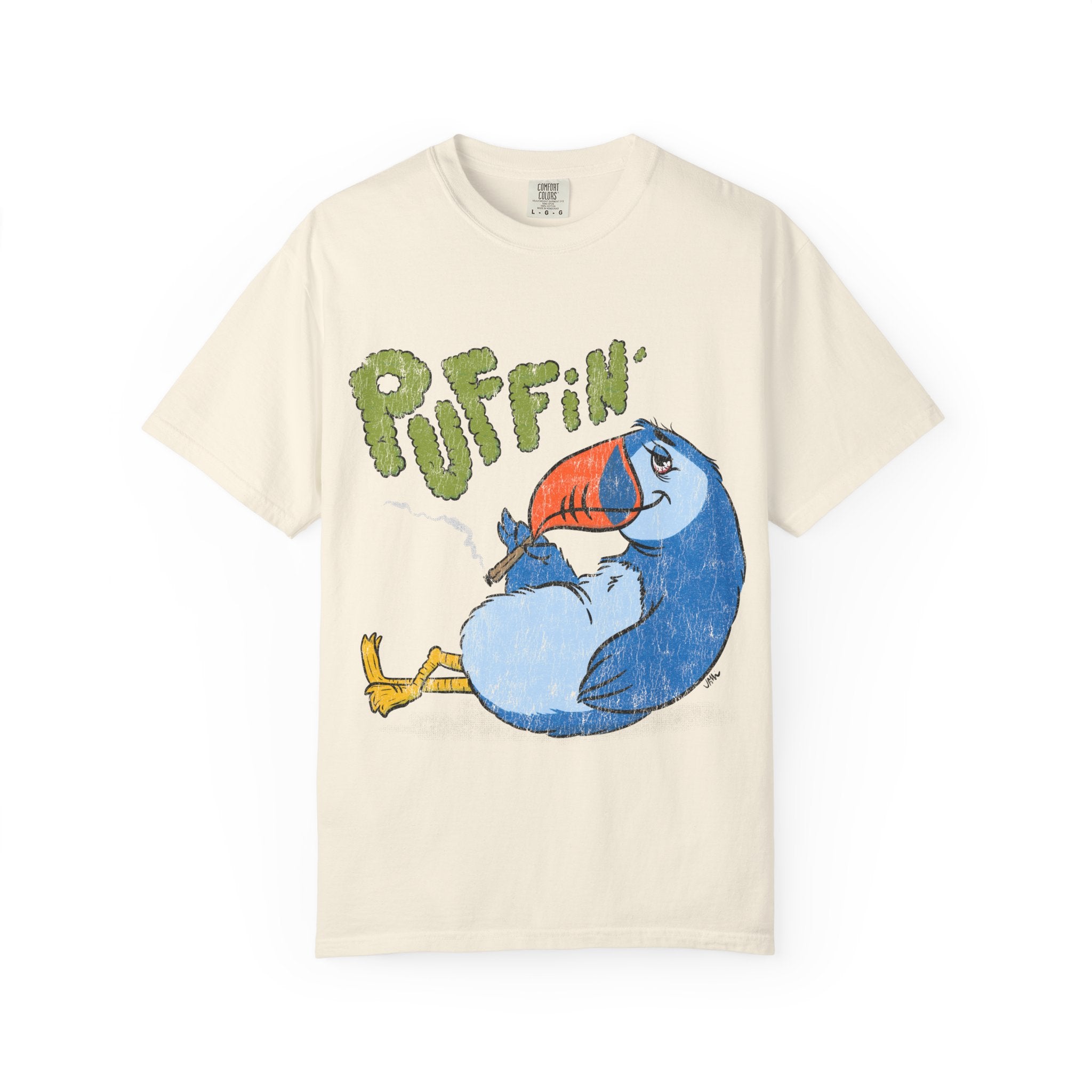 Puffin' Puffin Unisex Garment-Dyed T-shirt