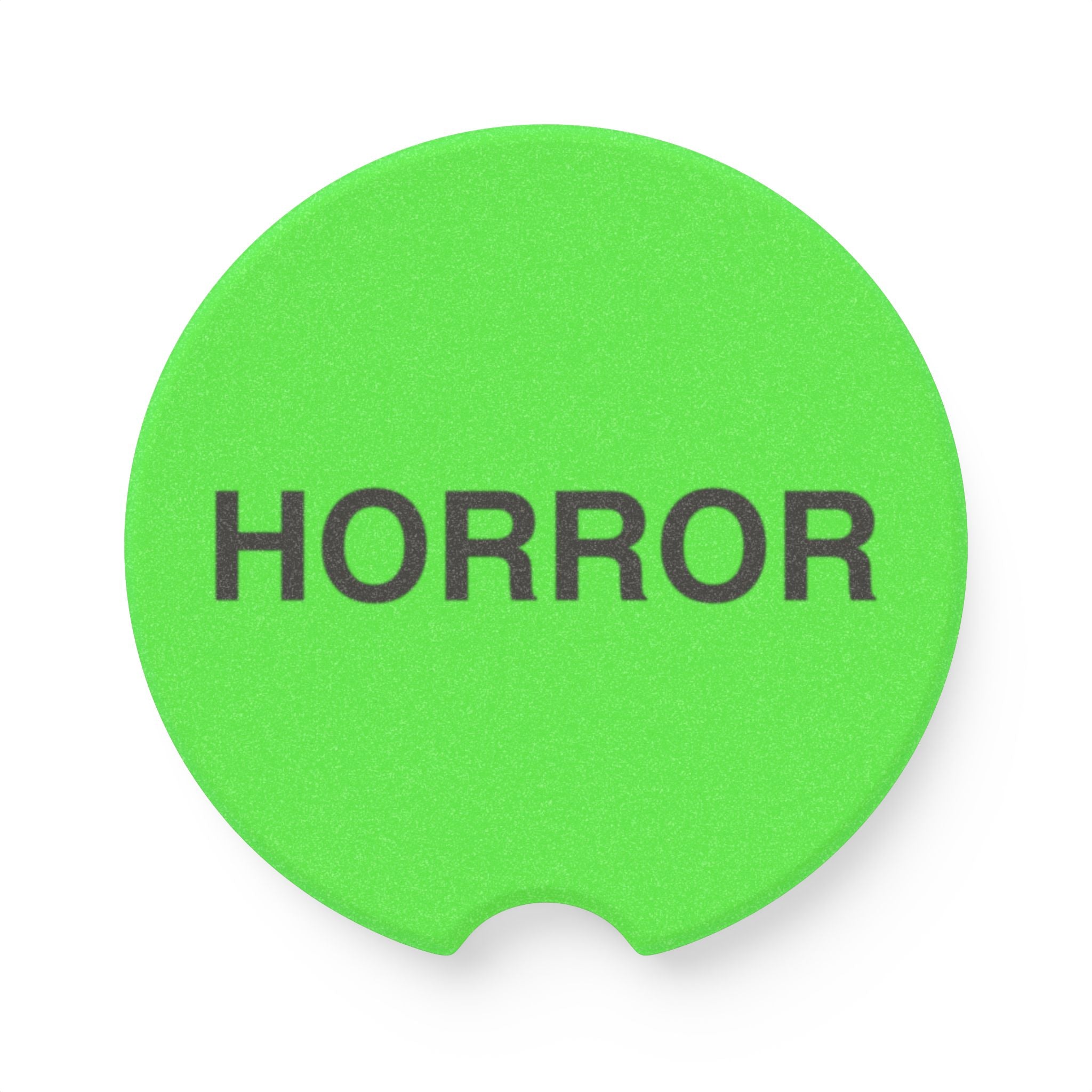 Horror Classic Green Video Store VHS Beta Laserdisc Movies Car Coasters