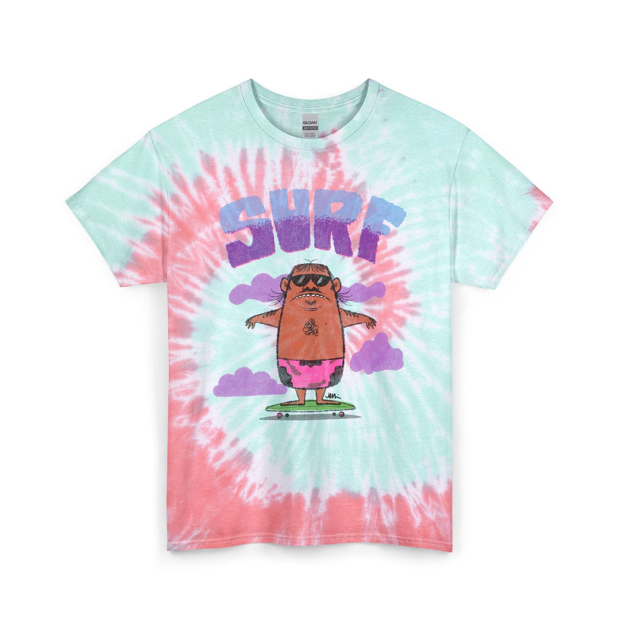 Sidewalk Surfin' Unisex Tie Dye Cotton Tee