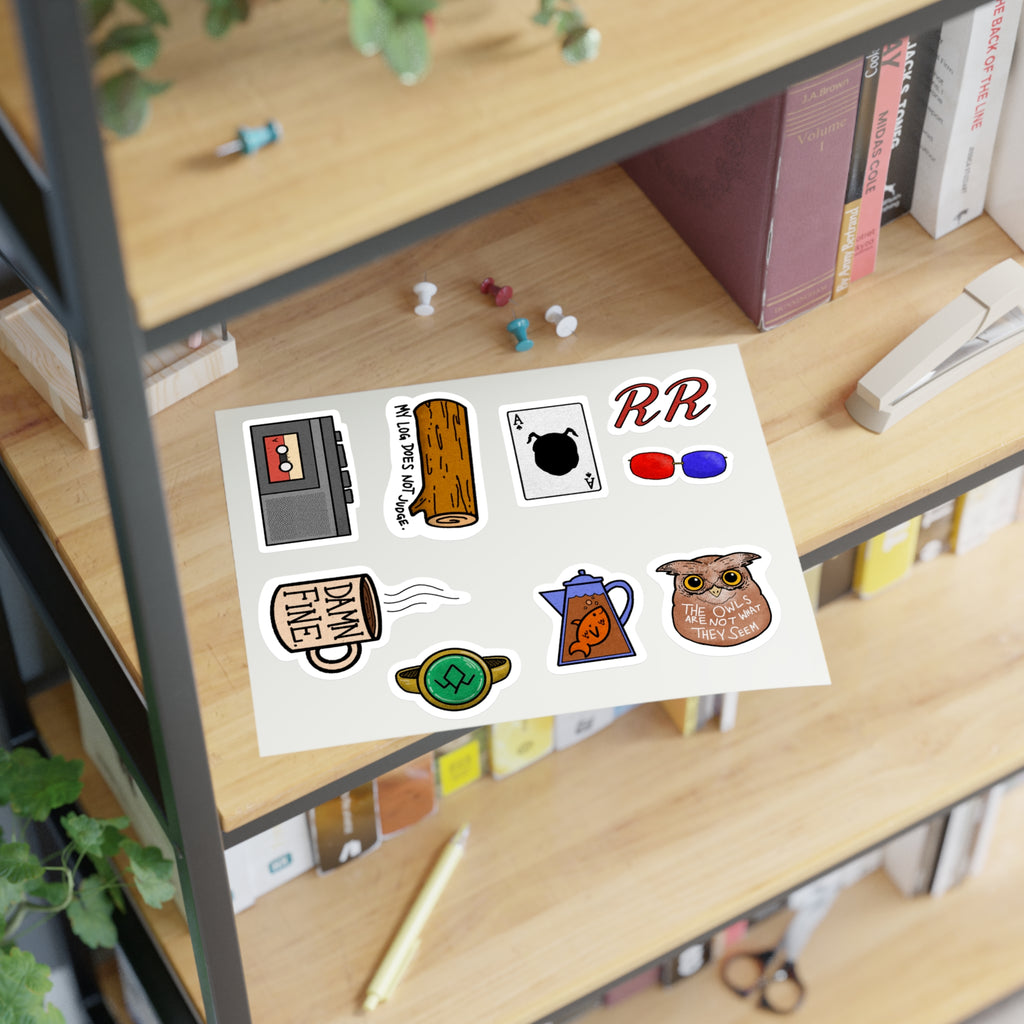 Twin Peaks Sticker Sheet