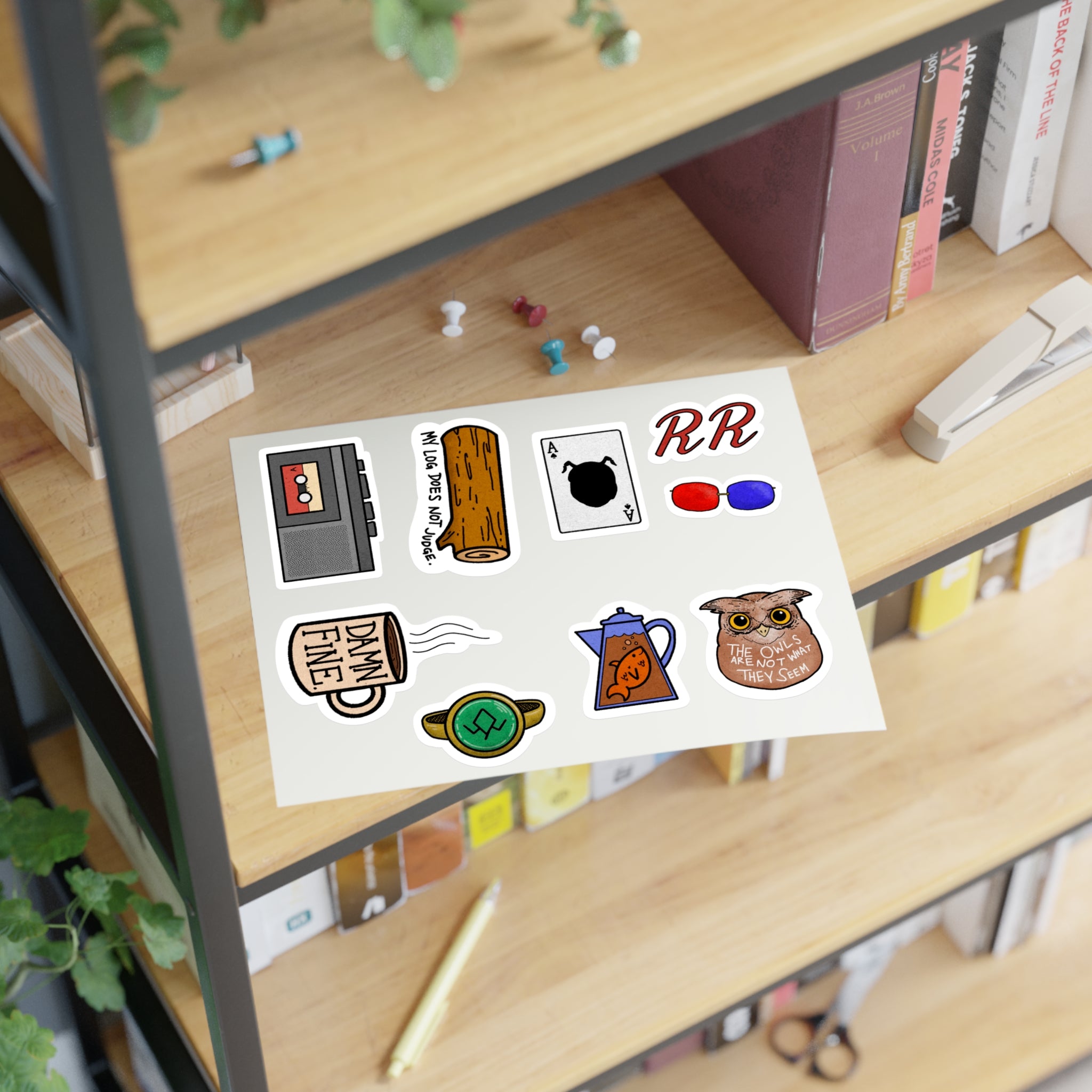 Twin Peaks Sticker Sheet