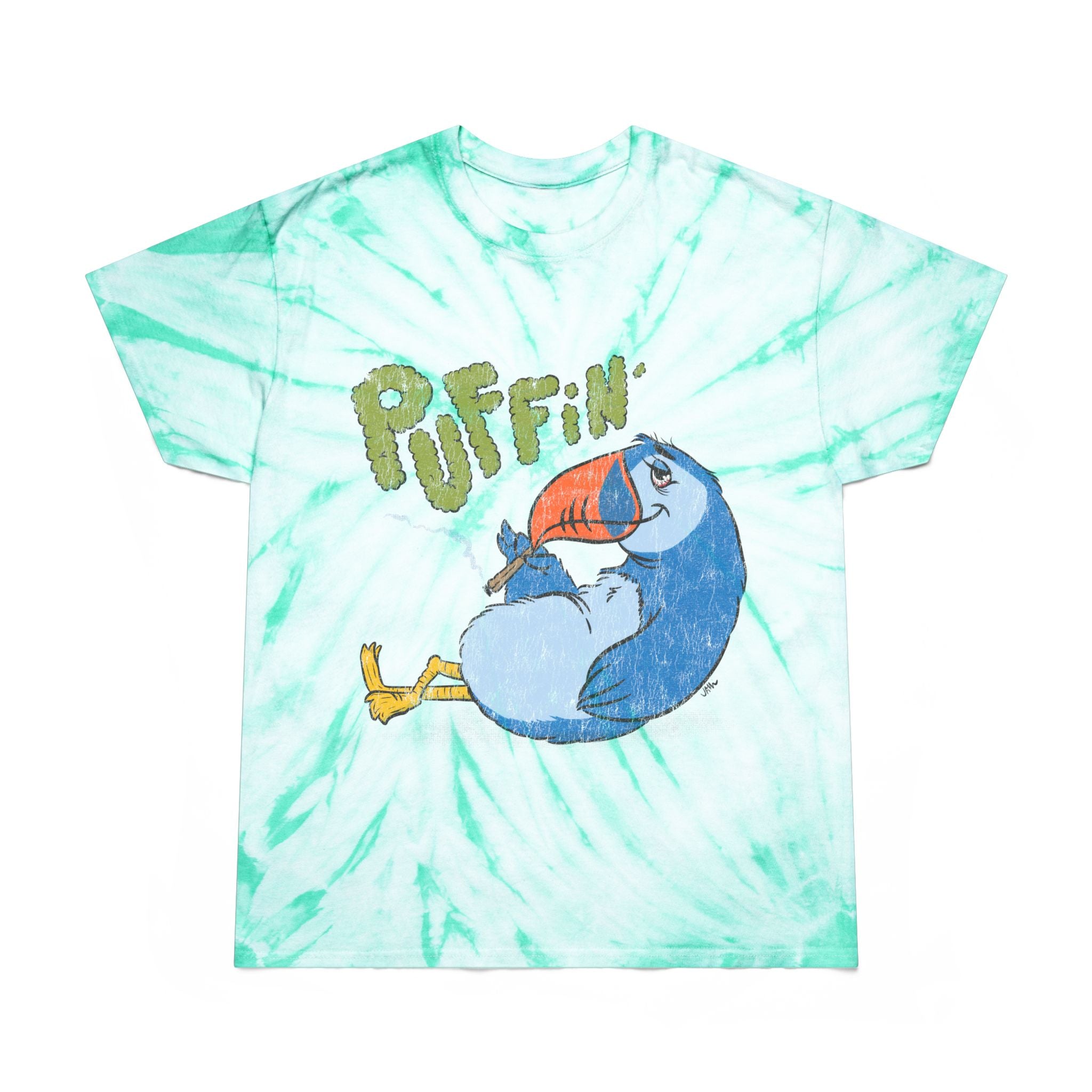 Puffin' Puffin Tie Dye Cyclone T-Shirt