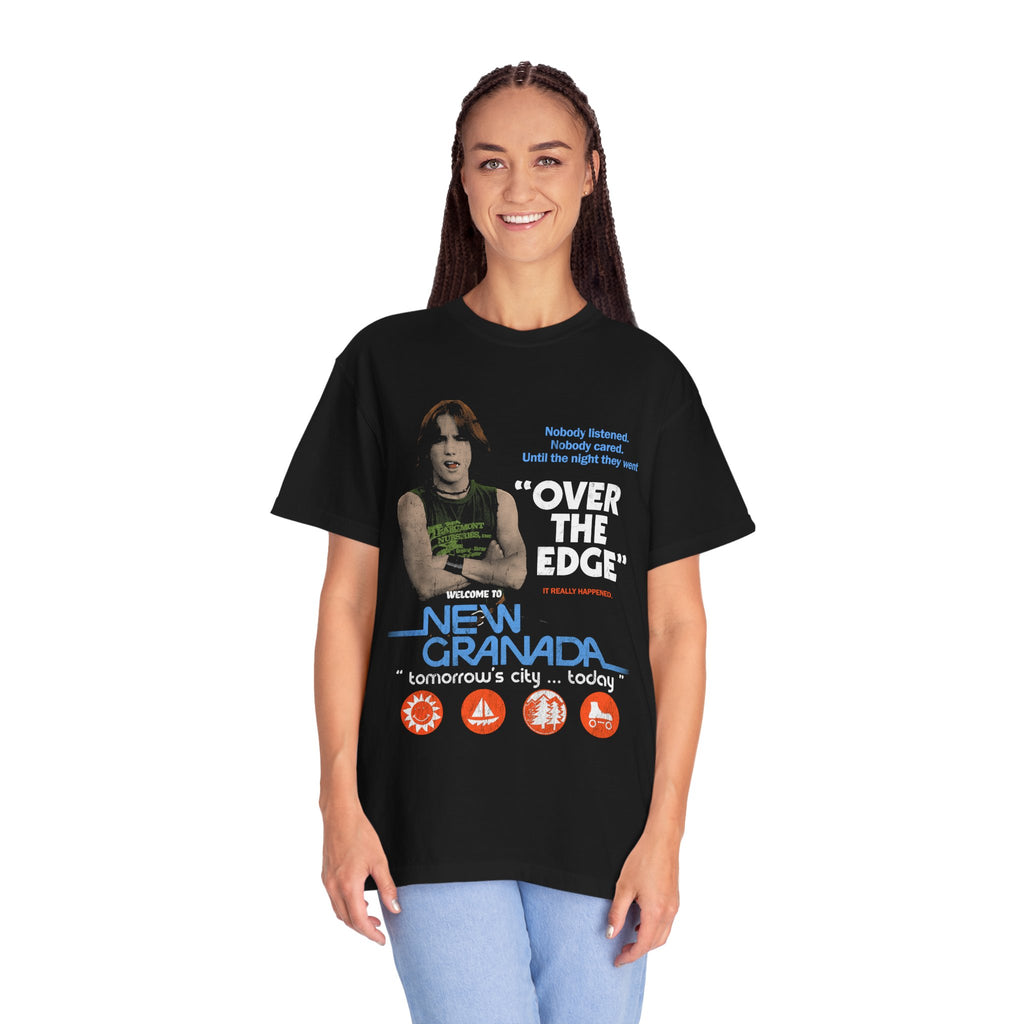Over The Edge Cult Film Unisex Garment-Dyed T-shirt