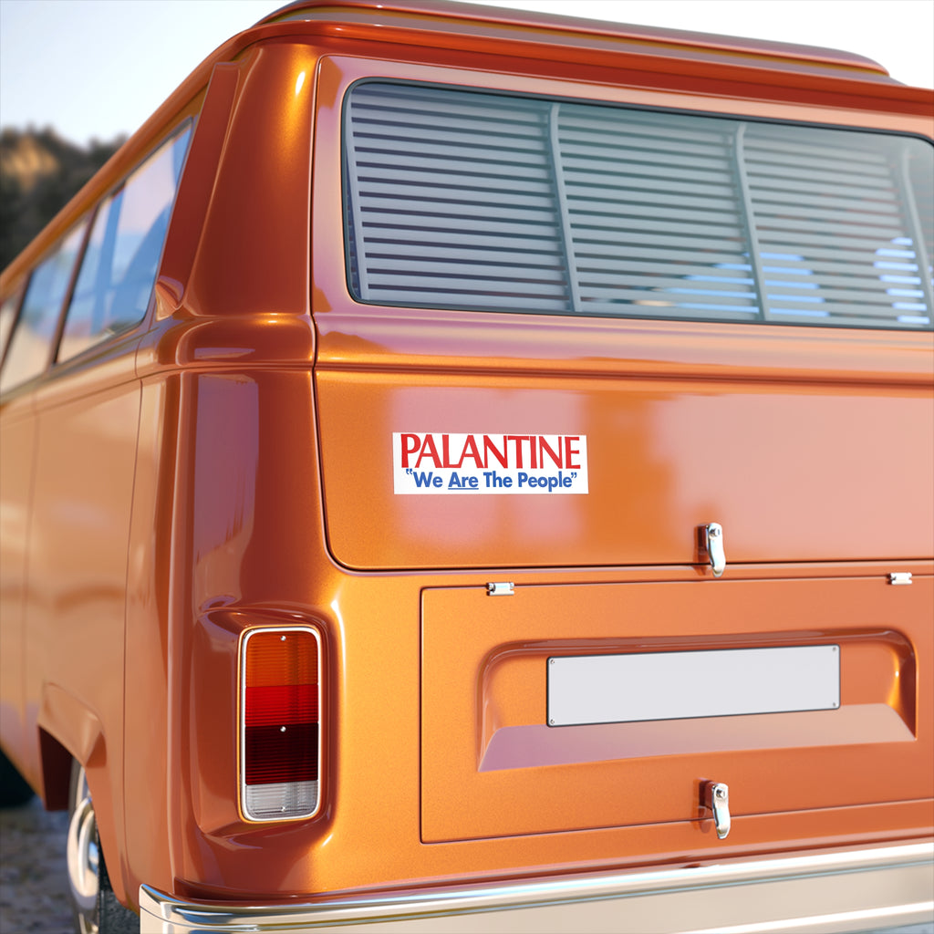 Palantine "We Are The People" Taxi Driver Bumper Sticker