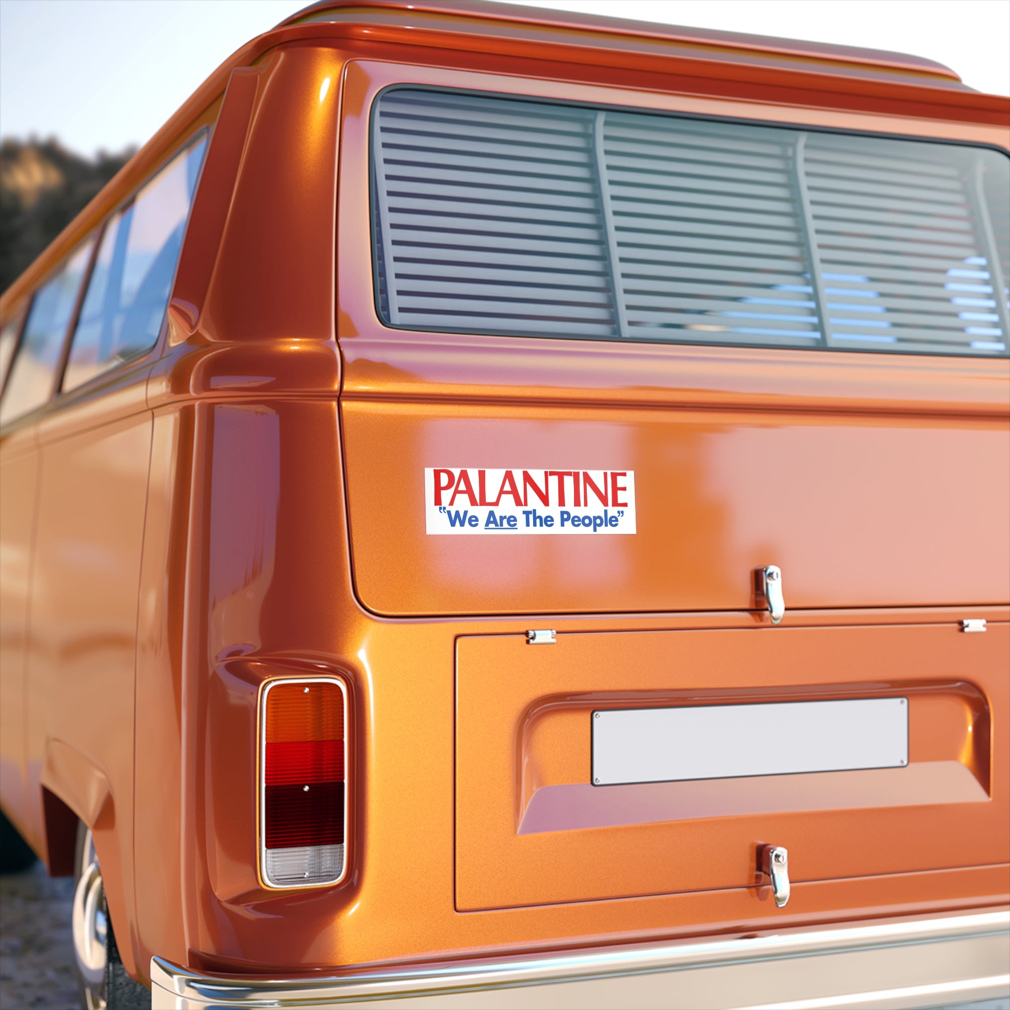 Palantine "We Are The People" Taxi Driver Bumper Sticker