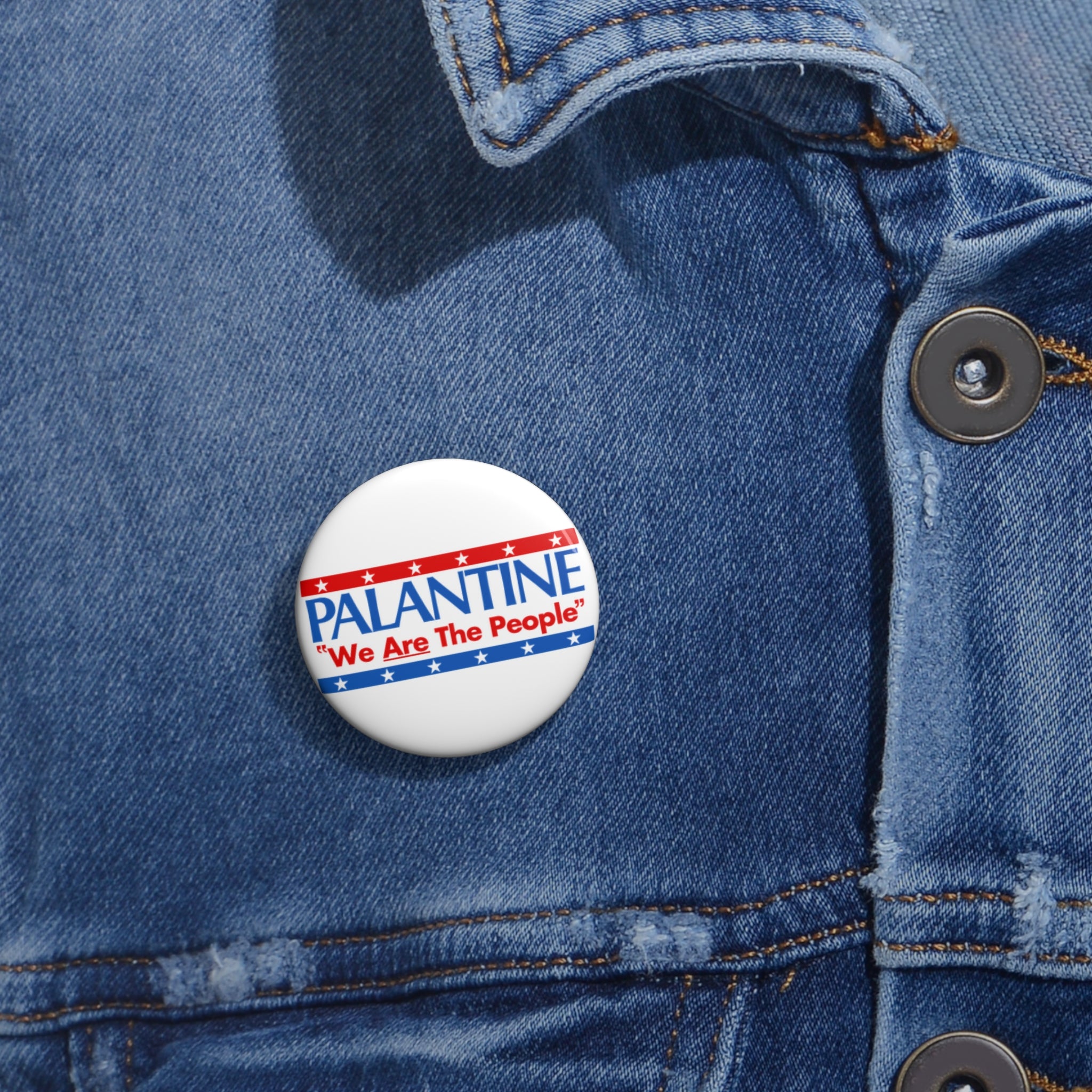 Palantine "We Are The People" Taxi Driver Alternate Campaign Button