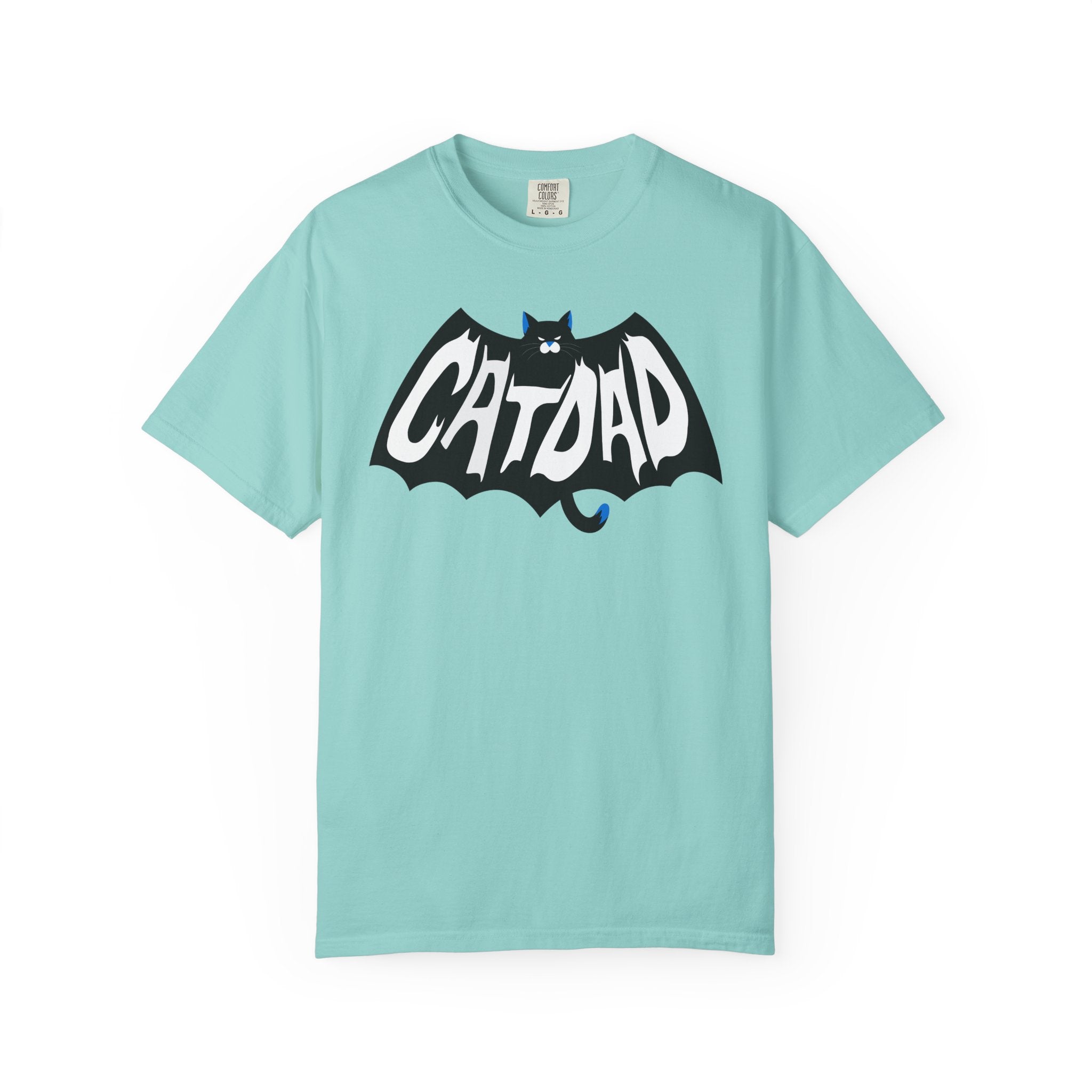 Catdad Super Hero Unisex Garment-Dyed T-shirt