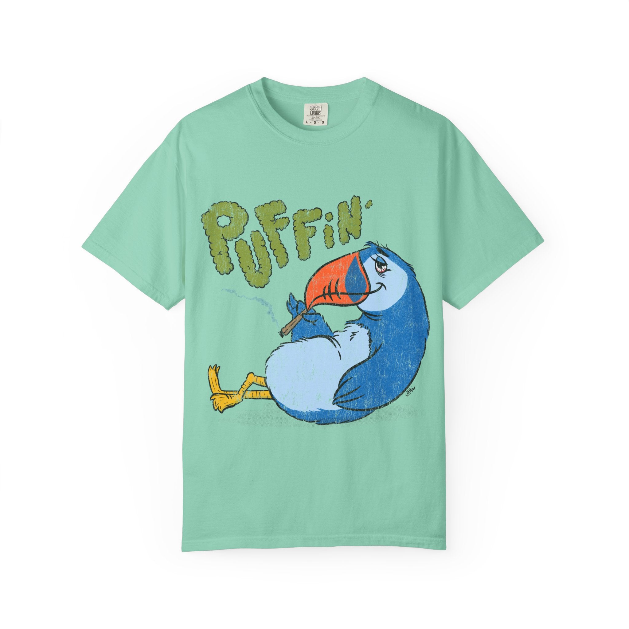 Puffin' Puffin Unisex Garment-Dyed T-shirt