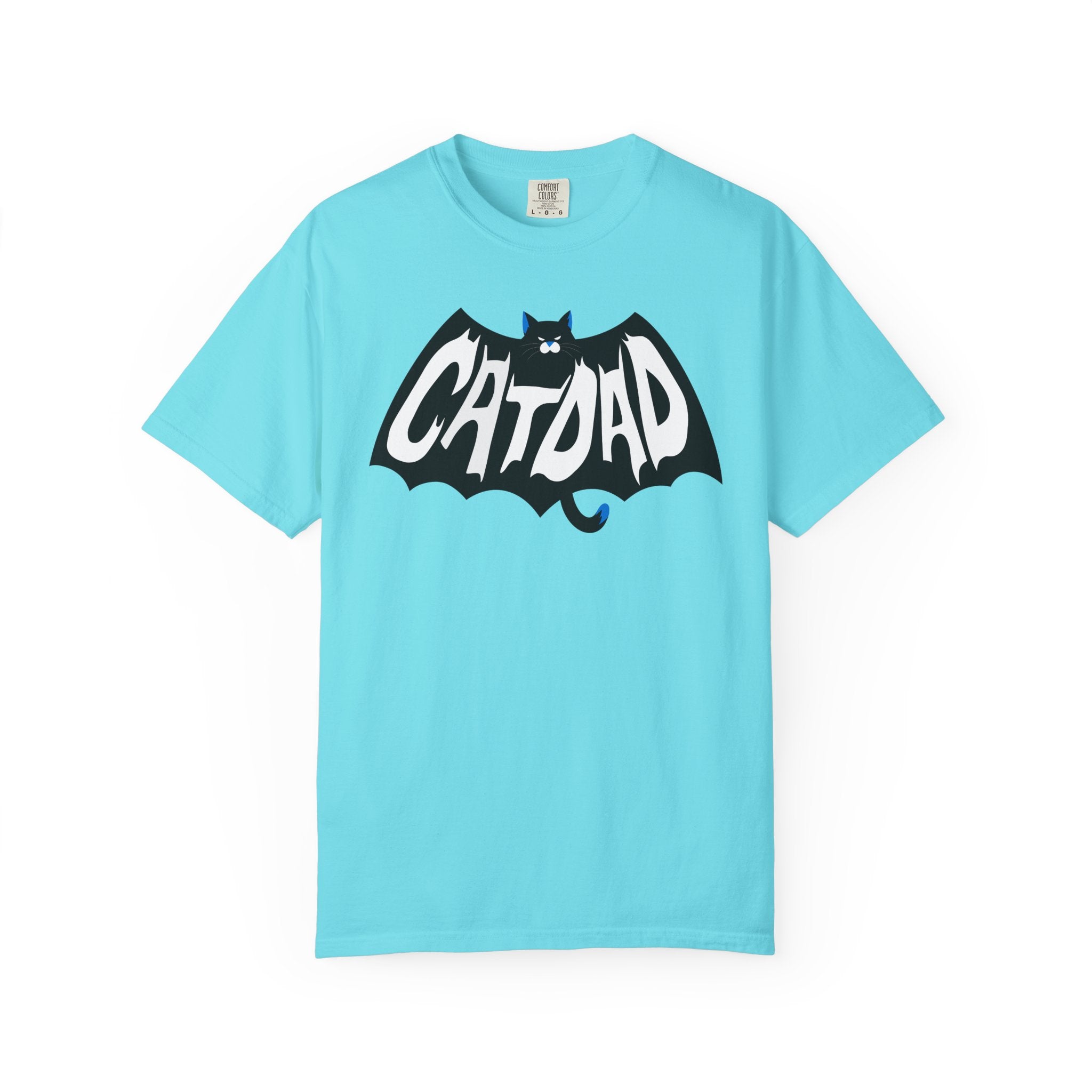 Catdad Super Hero Unisex Garment-Dyed T-shirt