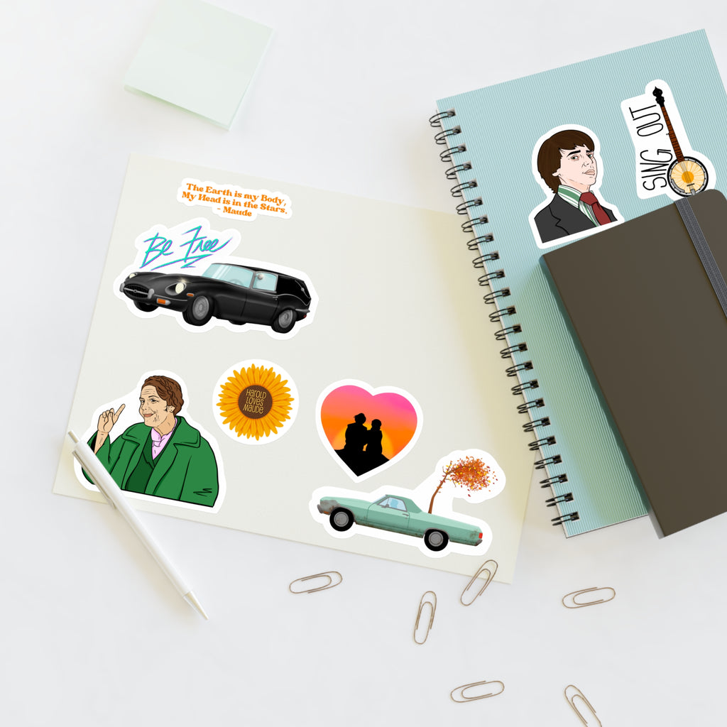 Harold and Maude Sticker Sheet