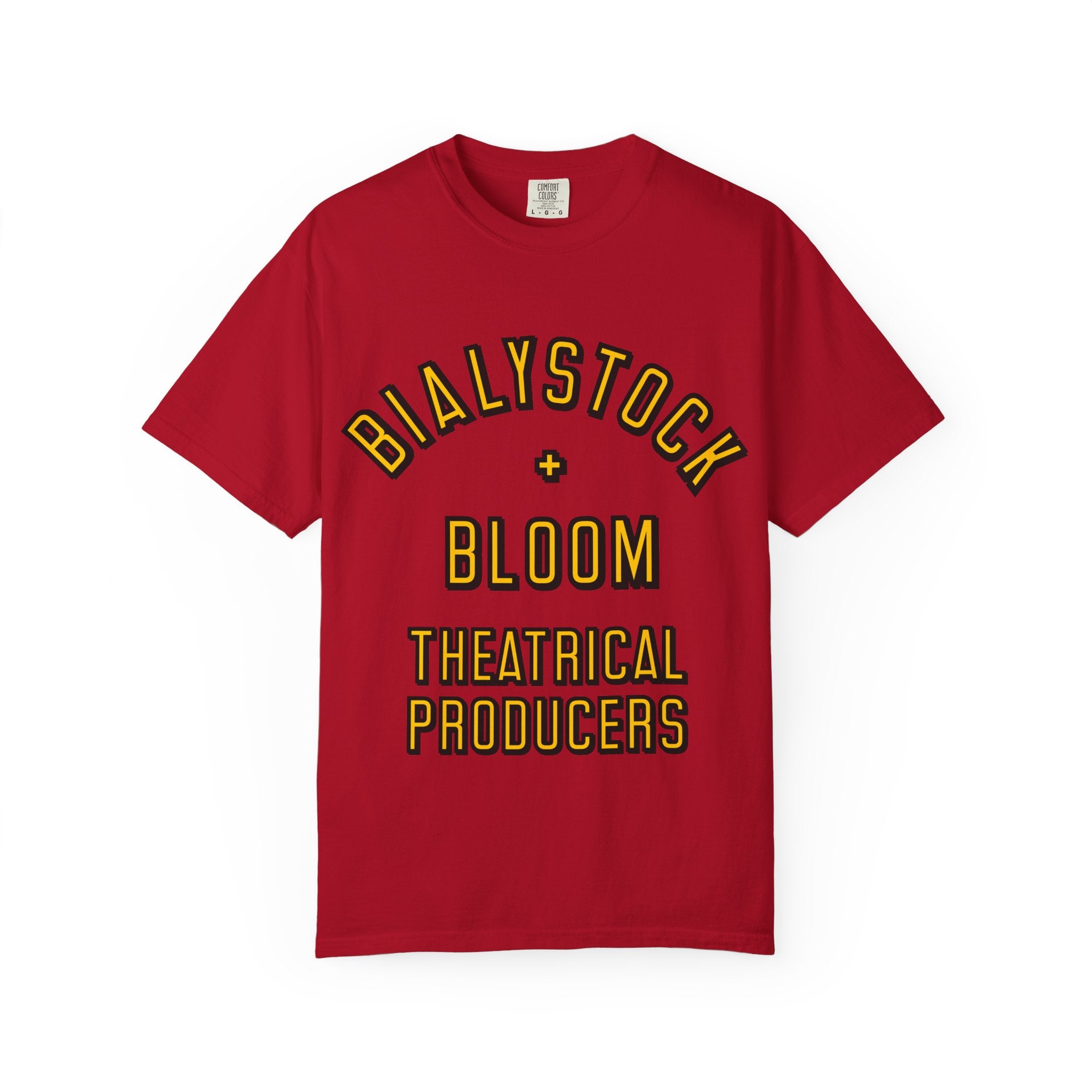 Bialystock & Bloom Mel Brooks' THE PRODUCERS Unisex Garment-Dyed T-shirt