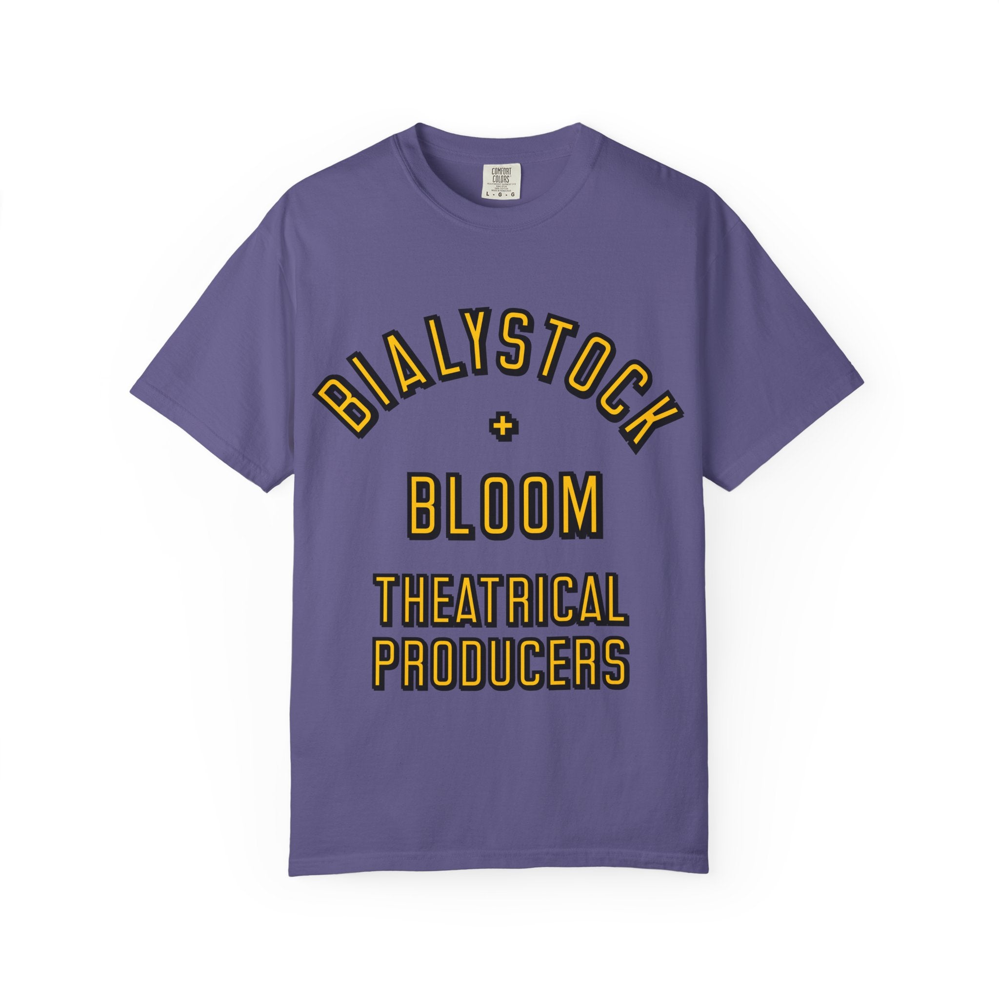 Bialystock & Bloom Mel Brooks' THE PRODUCERS Unisex Garment-Dyed T-shirt