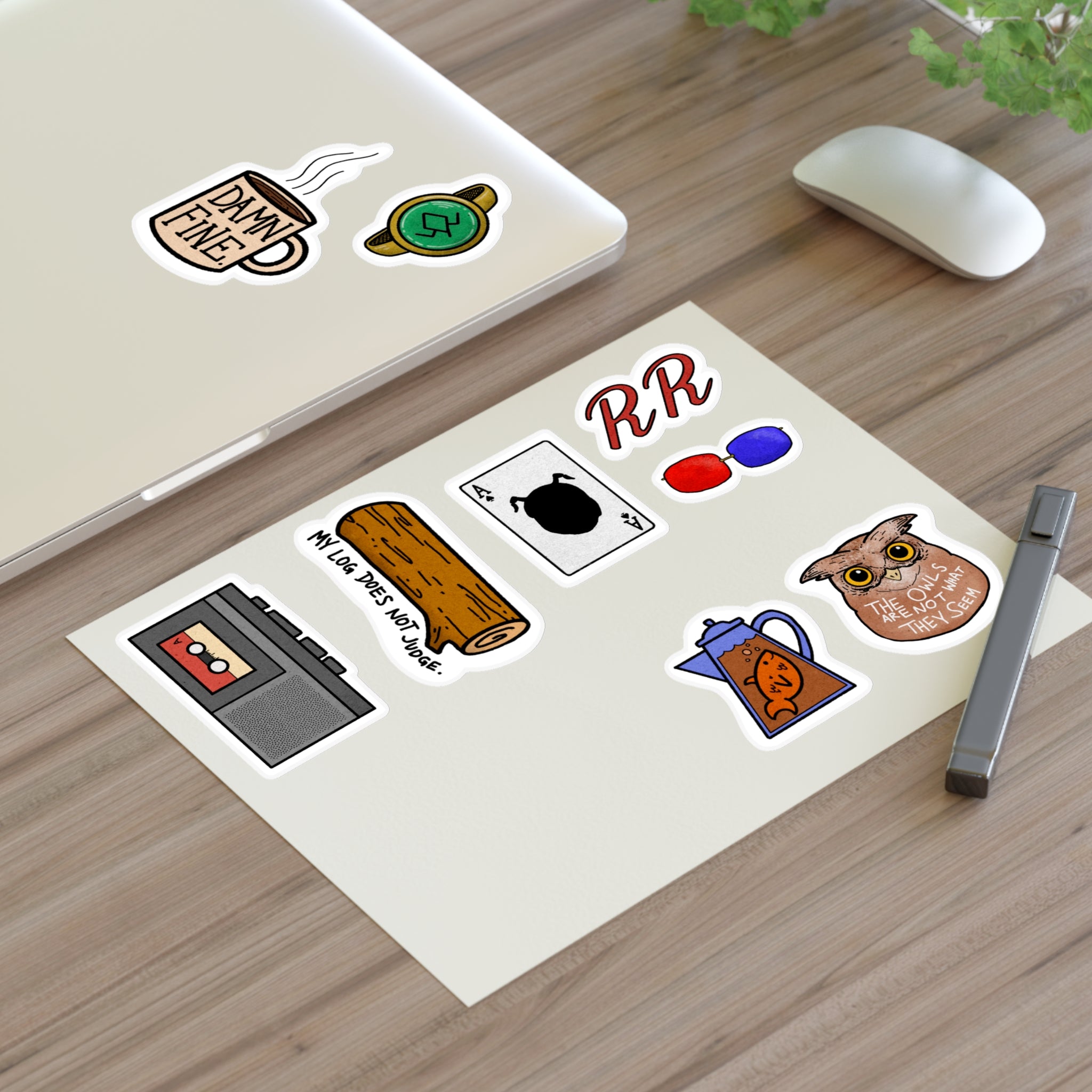 Twin Peaks Sticker Sheet