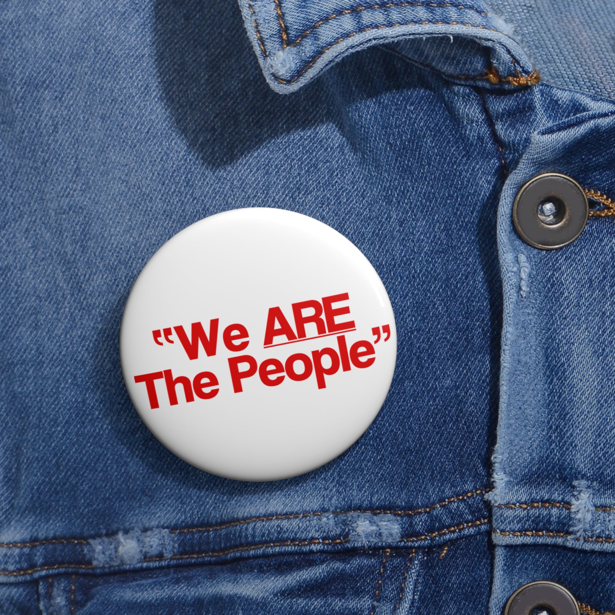 Palantine "We Are The People" Taxi Driver Campaign Button