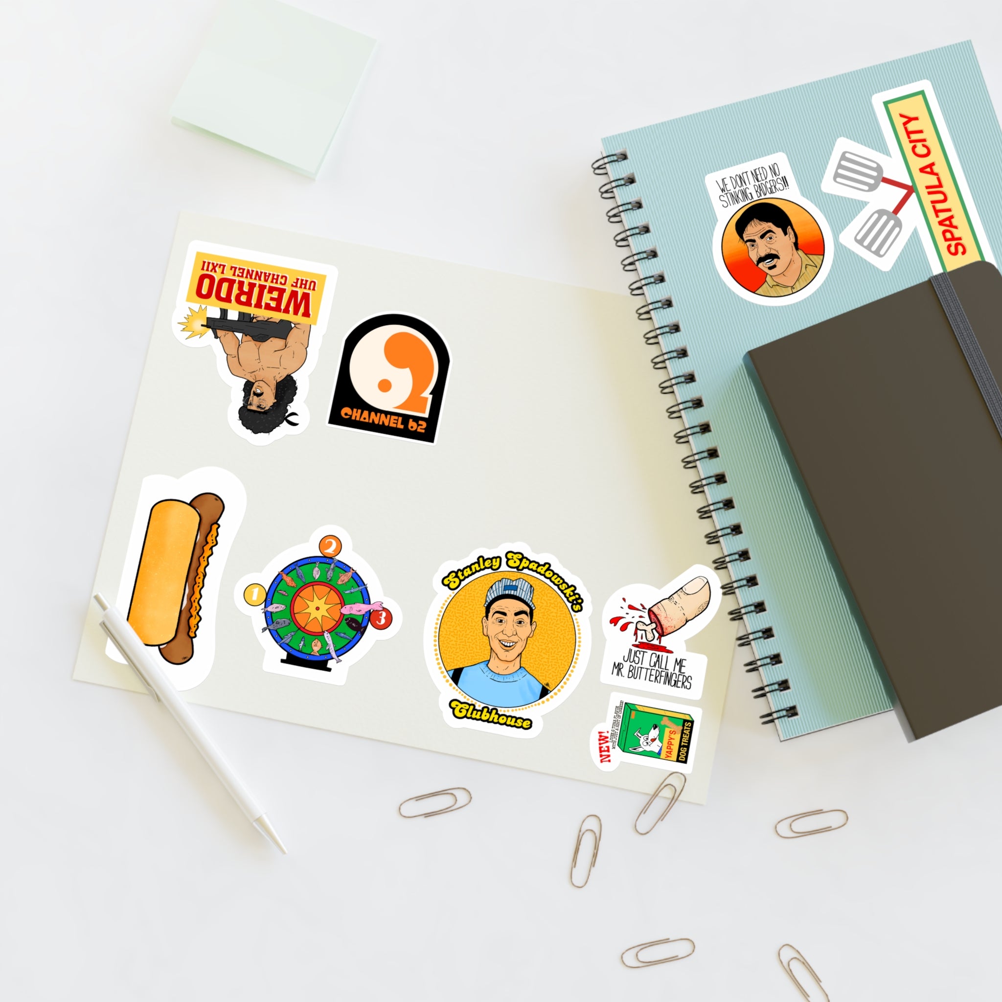 UHF Sticker Sheet