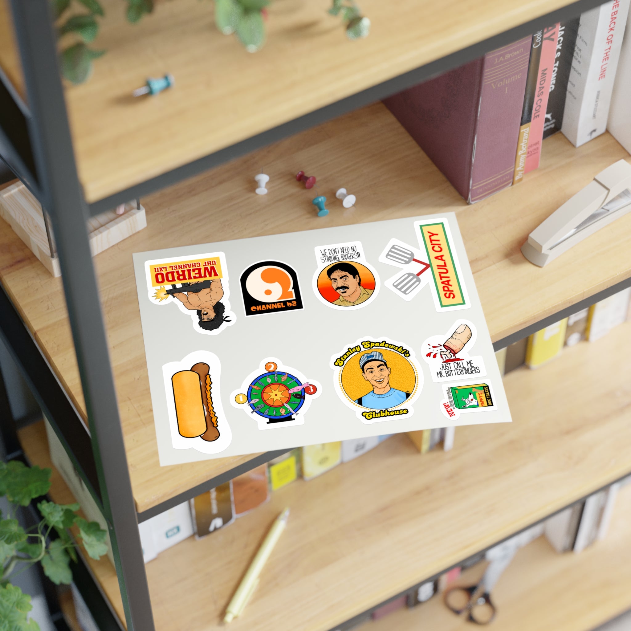 UHF Sticker Sheet