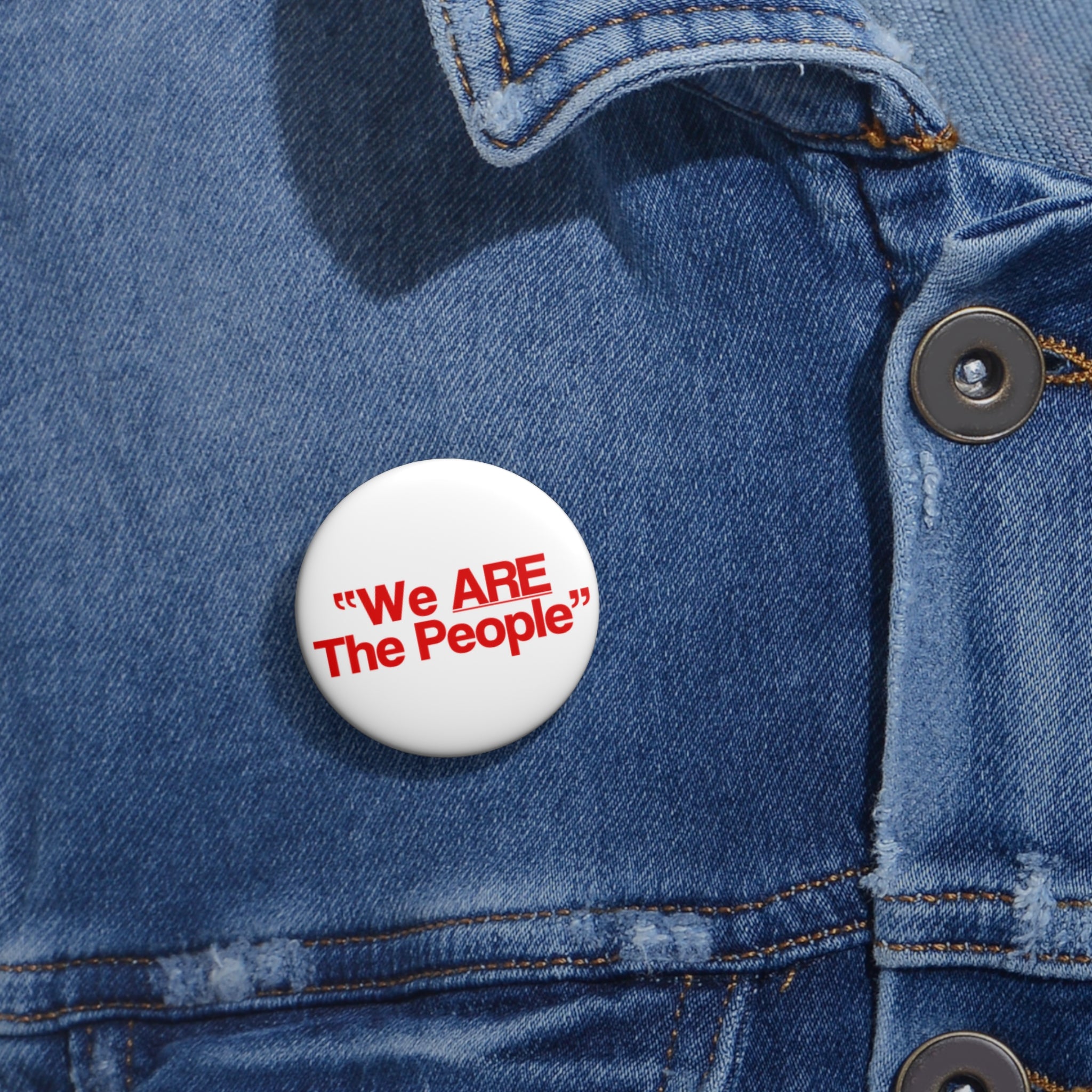 Palantine "We Are The People" Taxi Driver Campaign Button