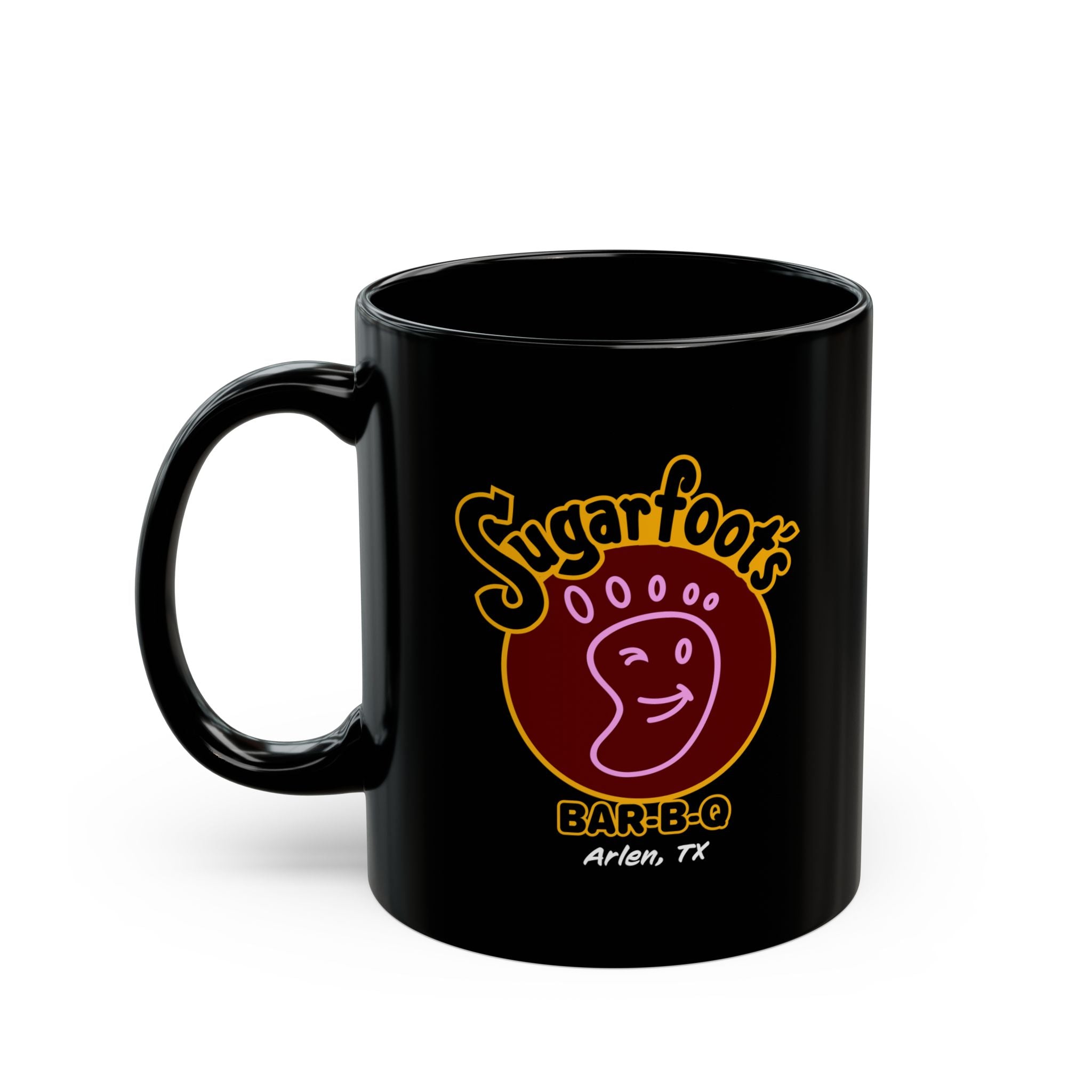 Sugarfoot's BBQ Black Mug 11/15oz