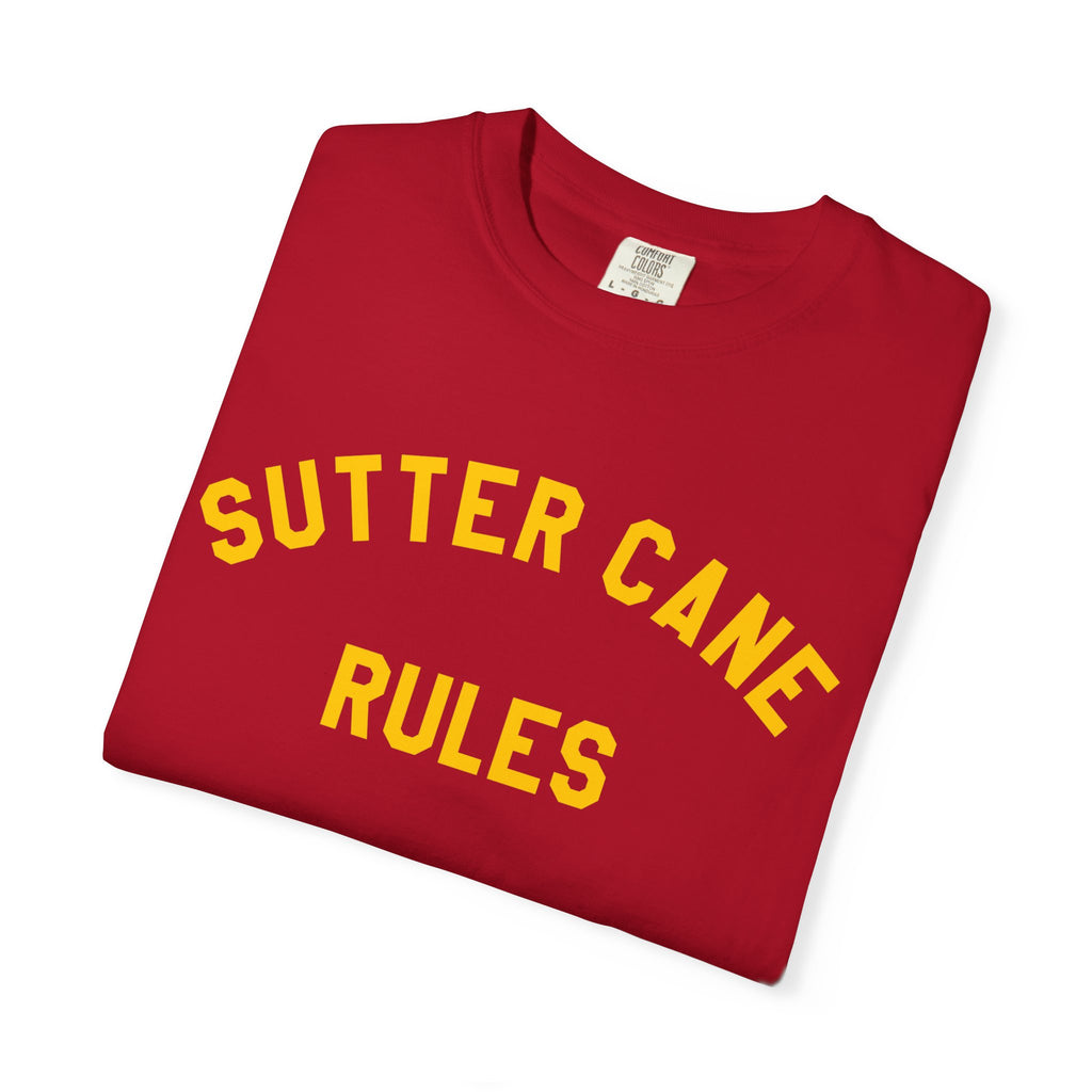 Sutter Cane Rules In the Mouth of Madness Unisex Garment-Dyed T-shirt