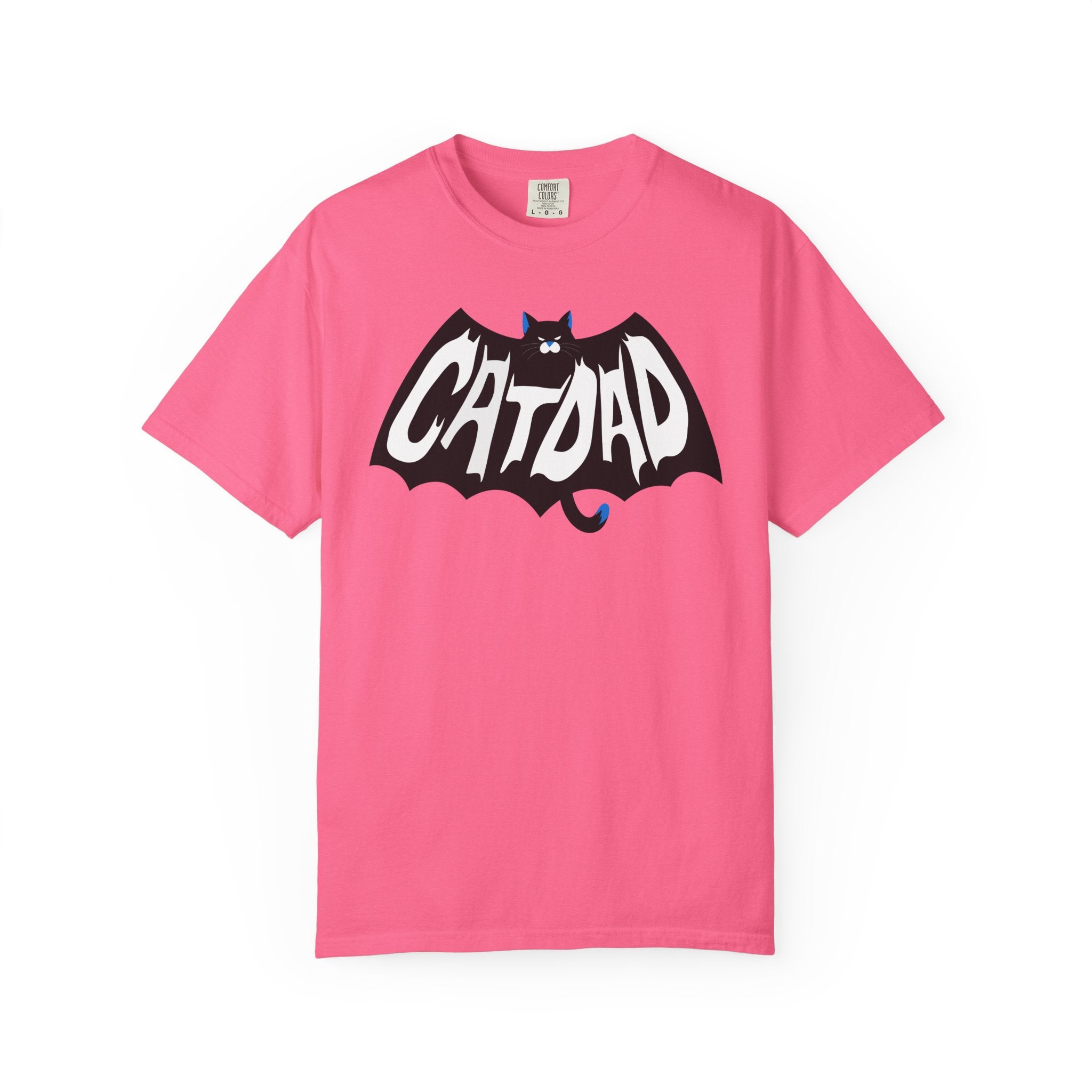 Catdad Super Hero Unisex Garment-Dyed T-shirt