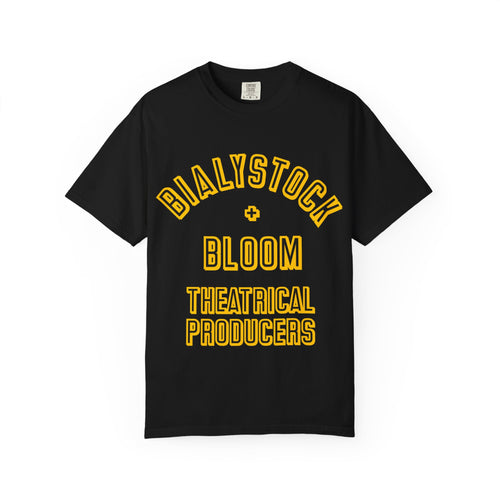 Bialystock & Bloom Mel Brooks' THE PRODUCERS Unisex Garment-Dyed T-shirt