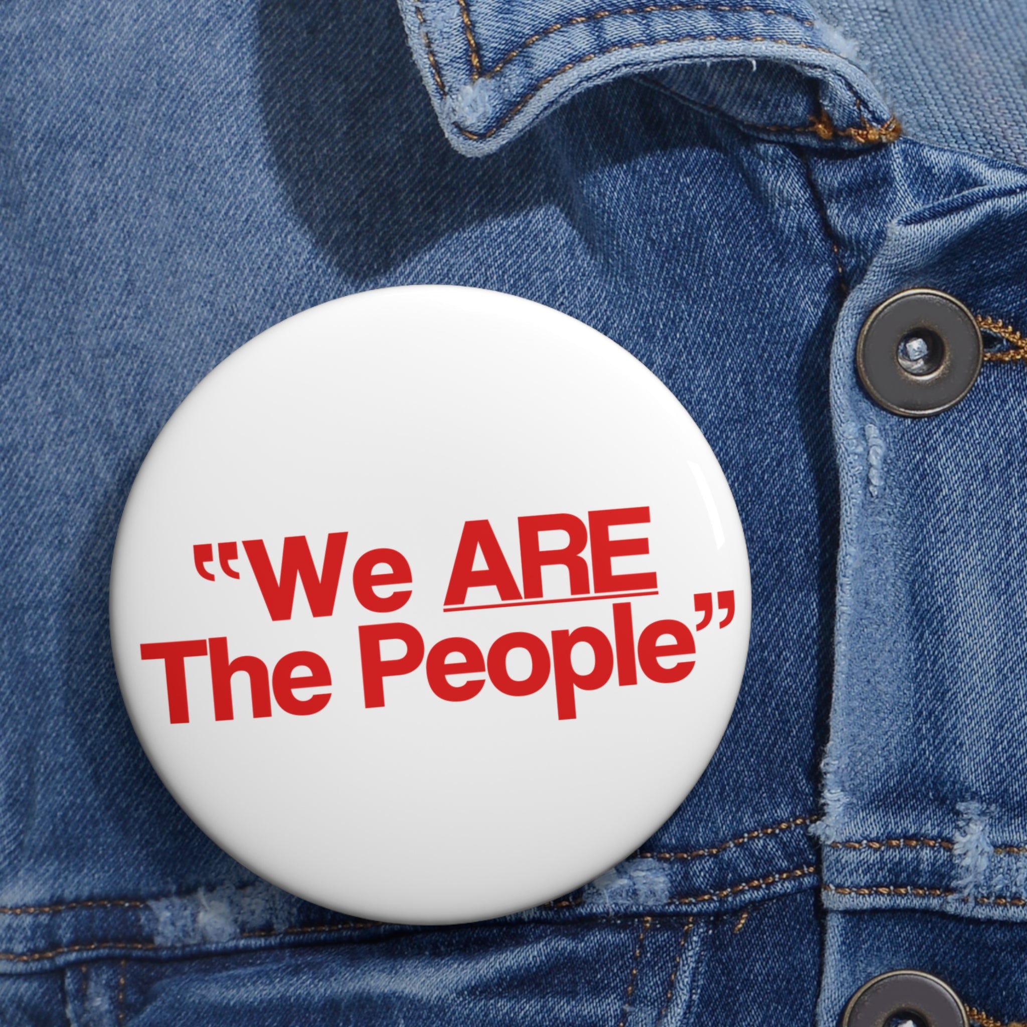 Palantine "We Are The People" Taxi Driver Campaign Button