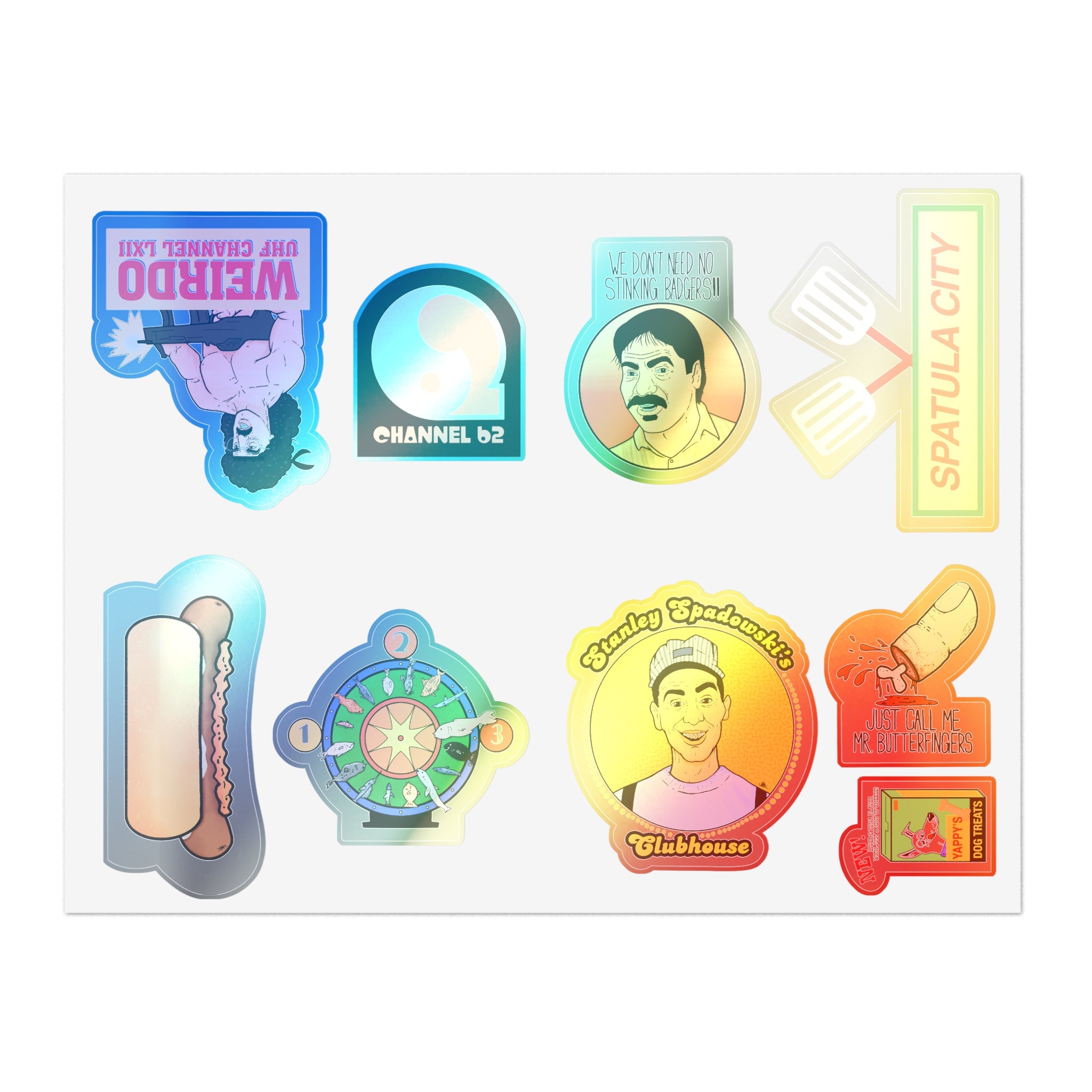 UHF Sticker Sheet