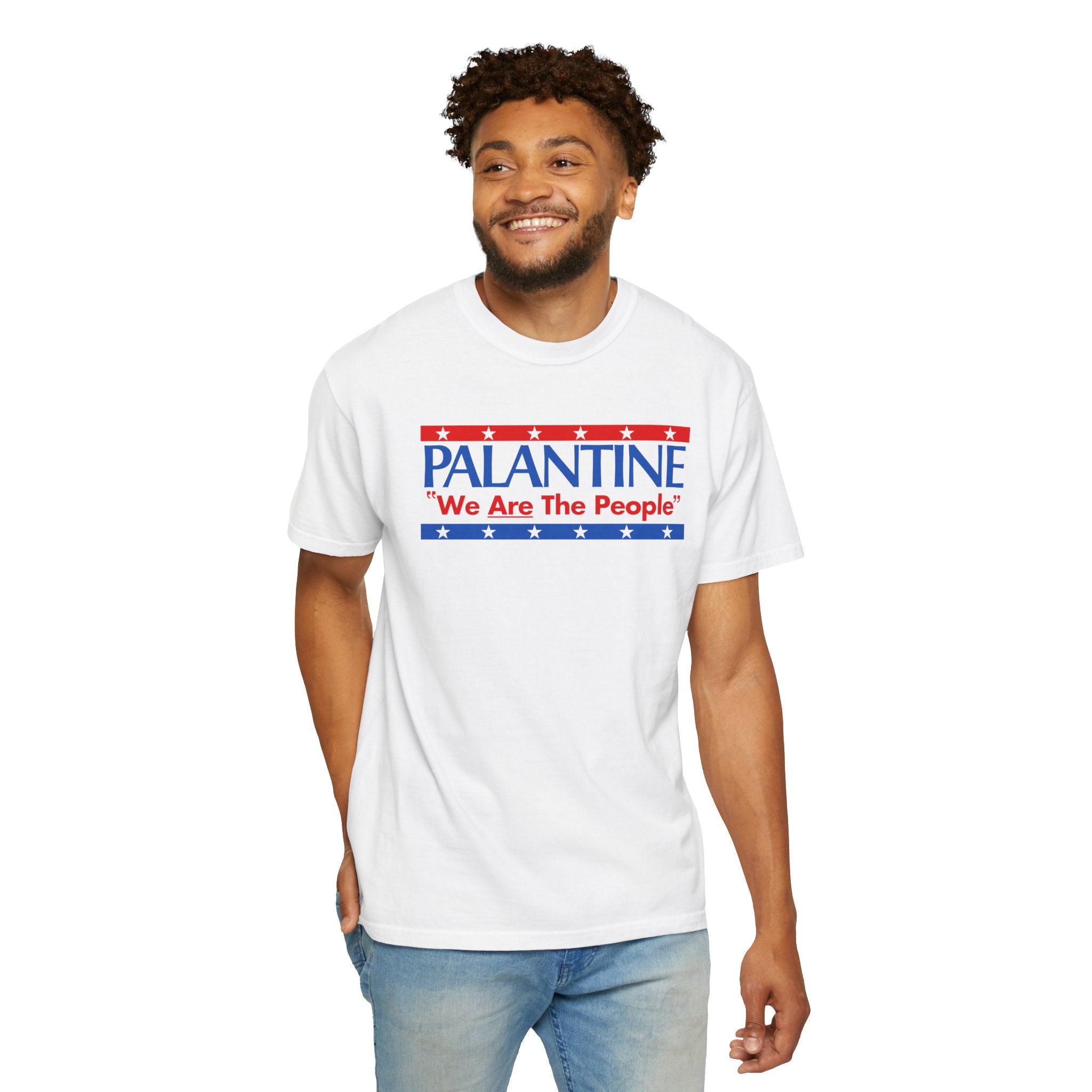 Palantine "We Are The People" Taxi Driver Unisex Garment-Dyed T-shirt