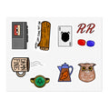 Twin Peaks Sticker Sheet