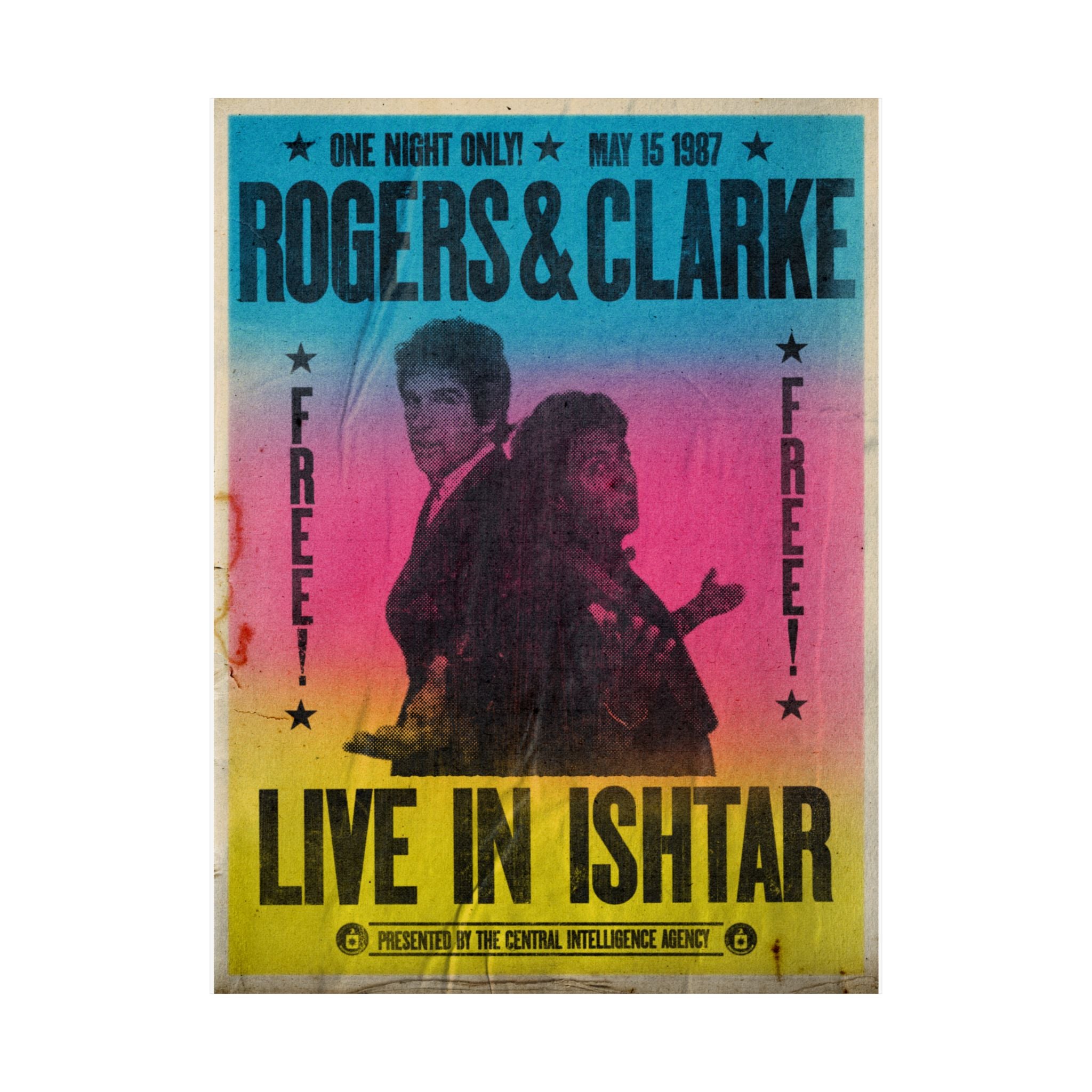 Rogers & Clarke Live in Ishtar Aged Version Matte Vertical Posters