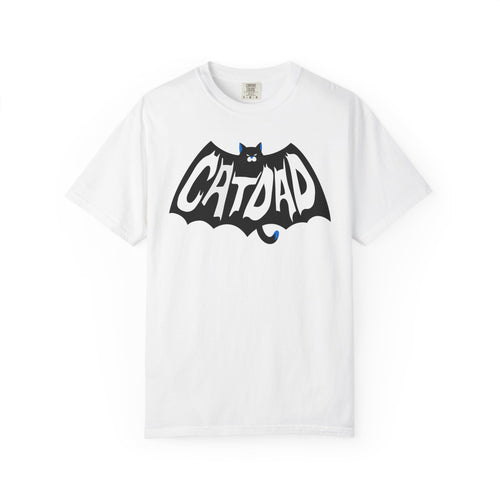 Catdad Super Hero Unisex Garment-Dyed T-shirt