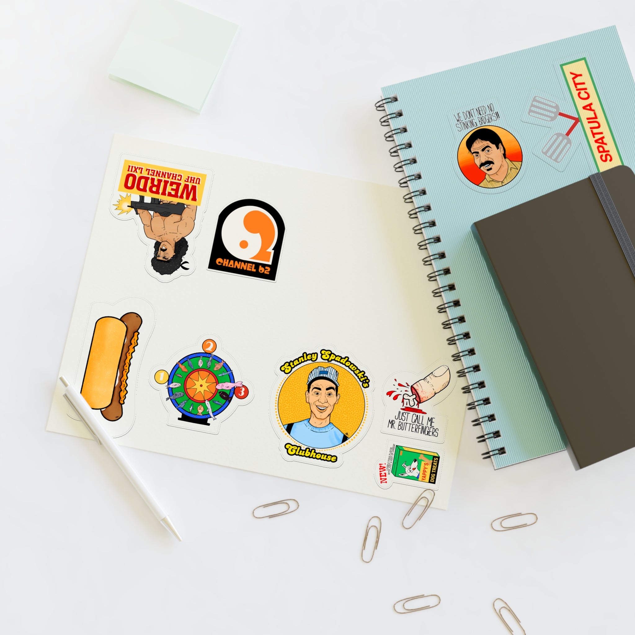UHF Sticker Sheet