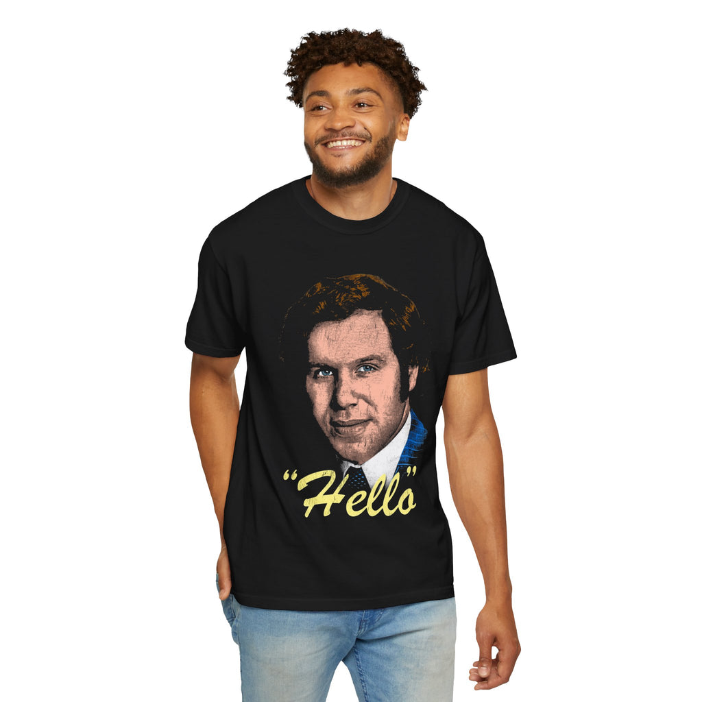 Michael Eisner "Hello" Unisex Garment-Dyed T-shirt