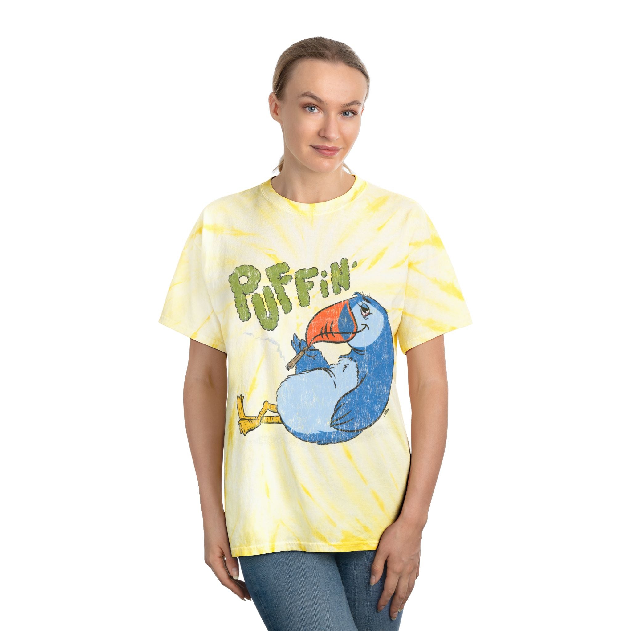 Puffin' Puffin Tie Dye Cyclone T-Shirt