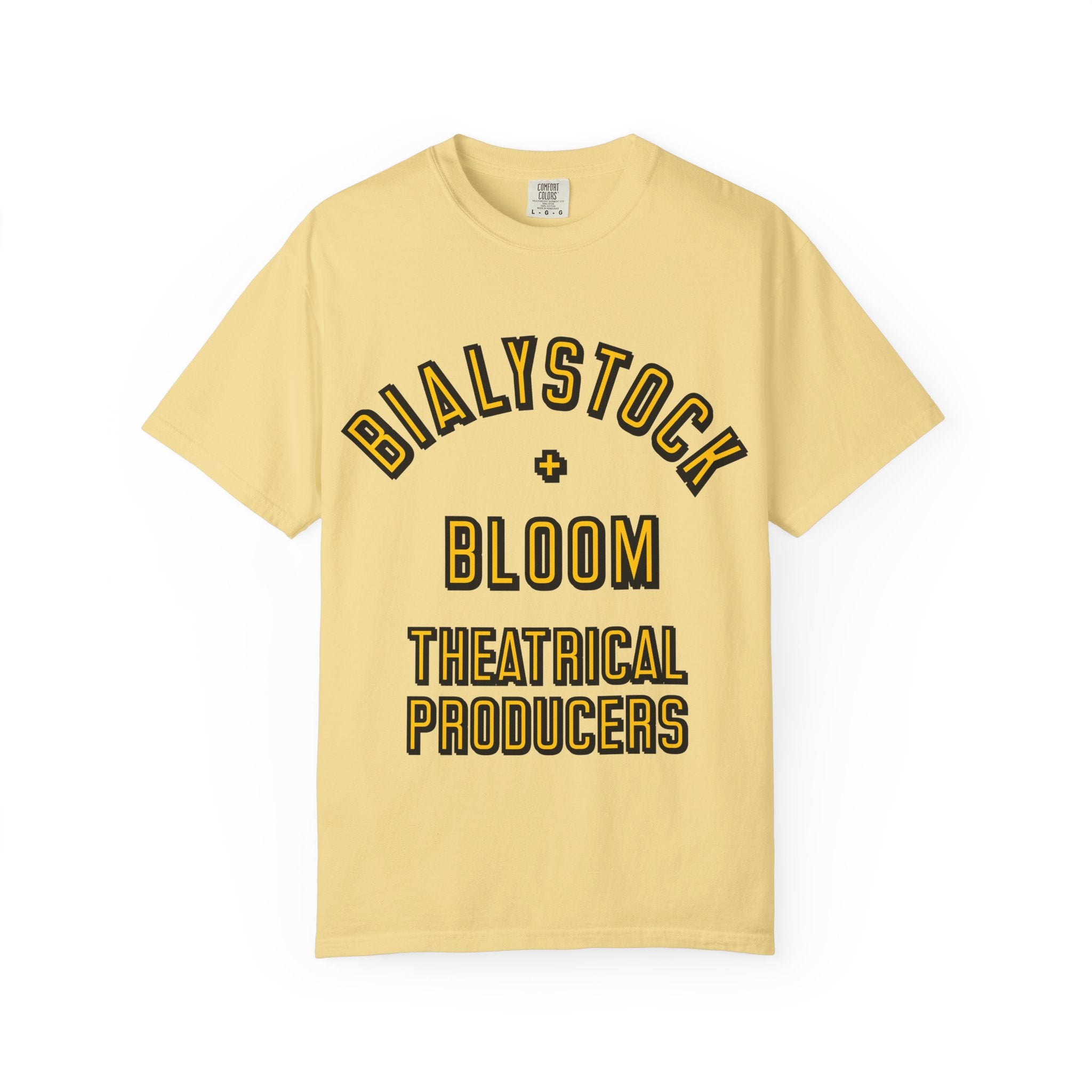 Bialystock & Bloom Mel Brooks' THE PRODUCERS Unisex Garment-Dyed T-shirt
