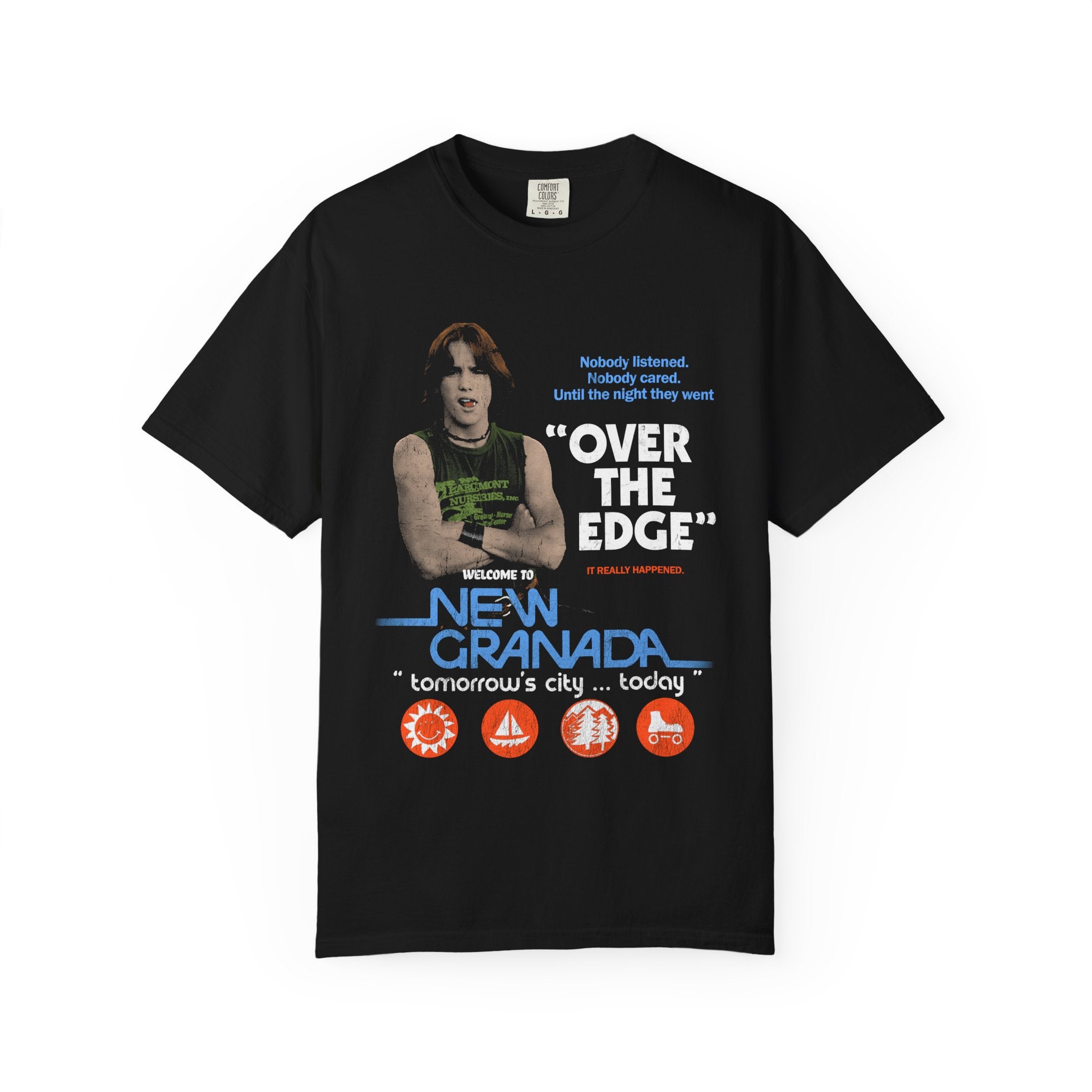 Over The Edge Cult Film Unisex Garment-Dyed T-shirt