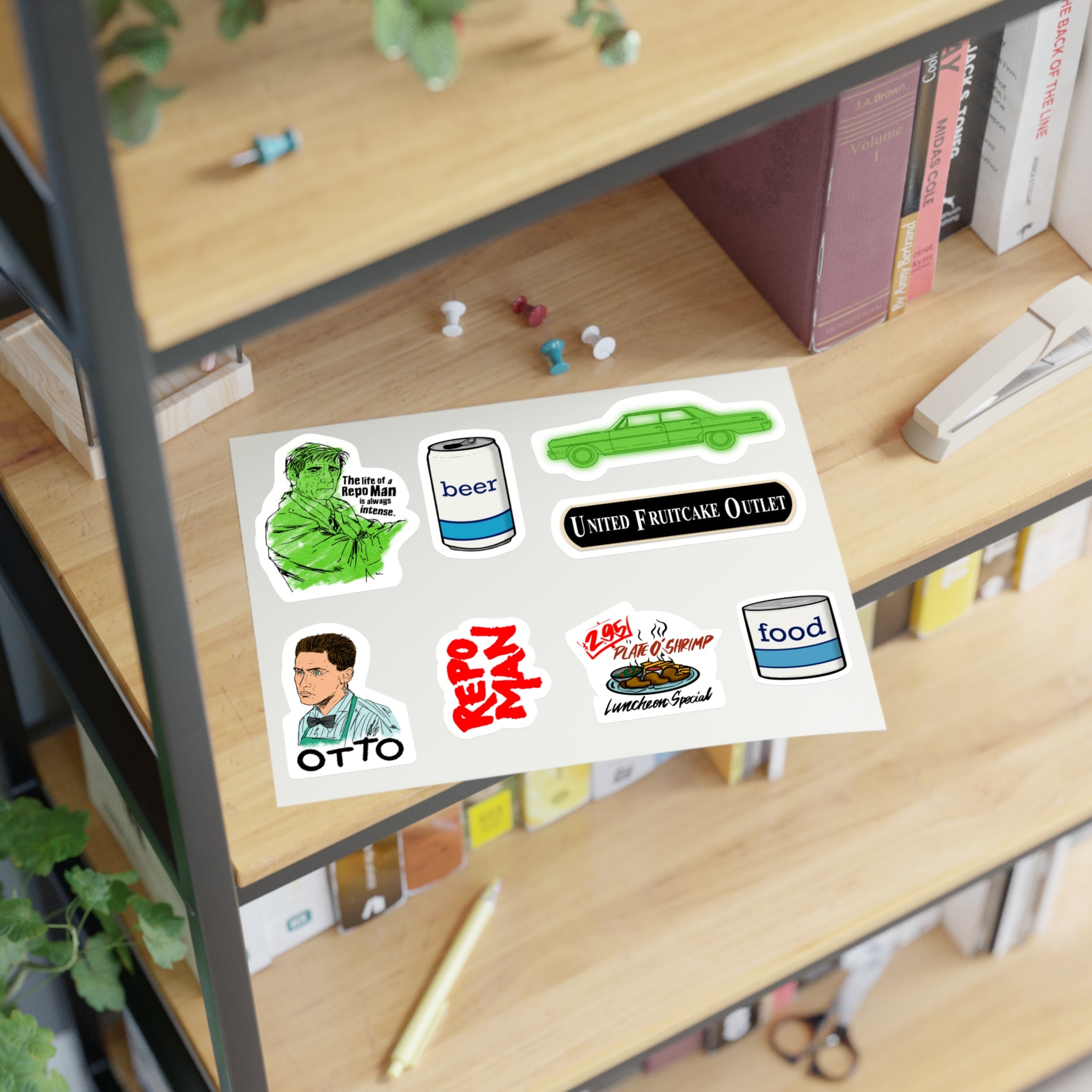 Repo Man Sticker Sheet