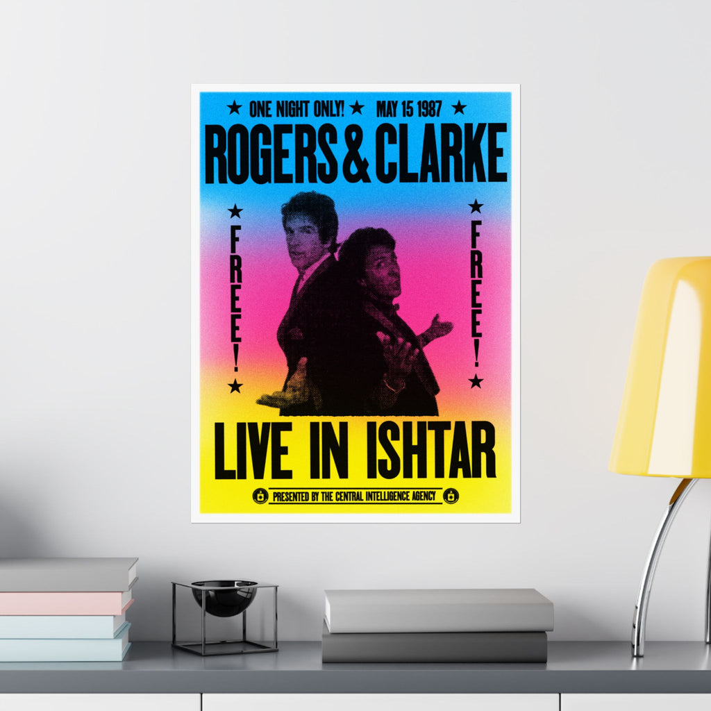 Rogers & Clarke Live in Ishtar Matte Vertical Posters