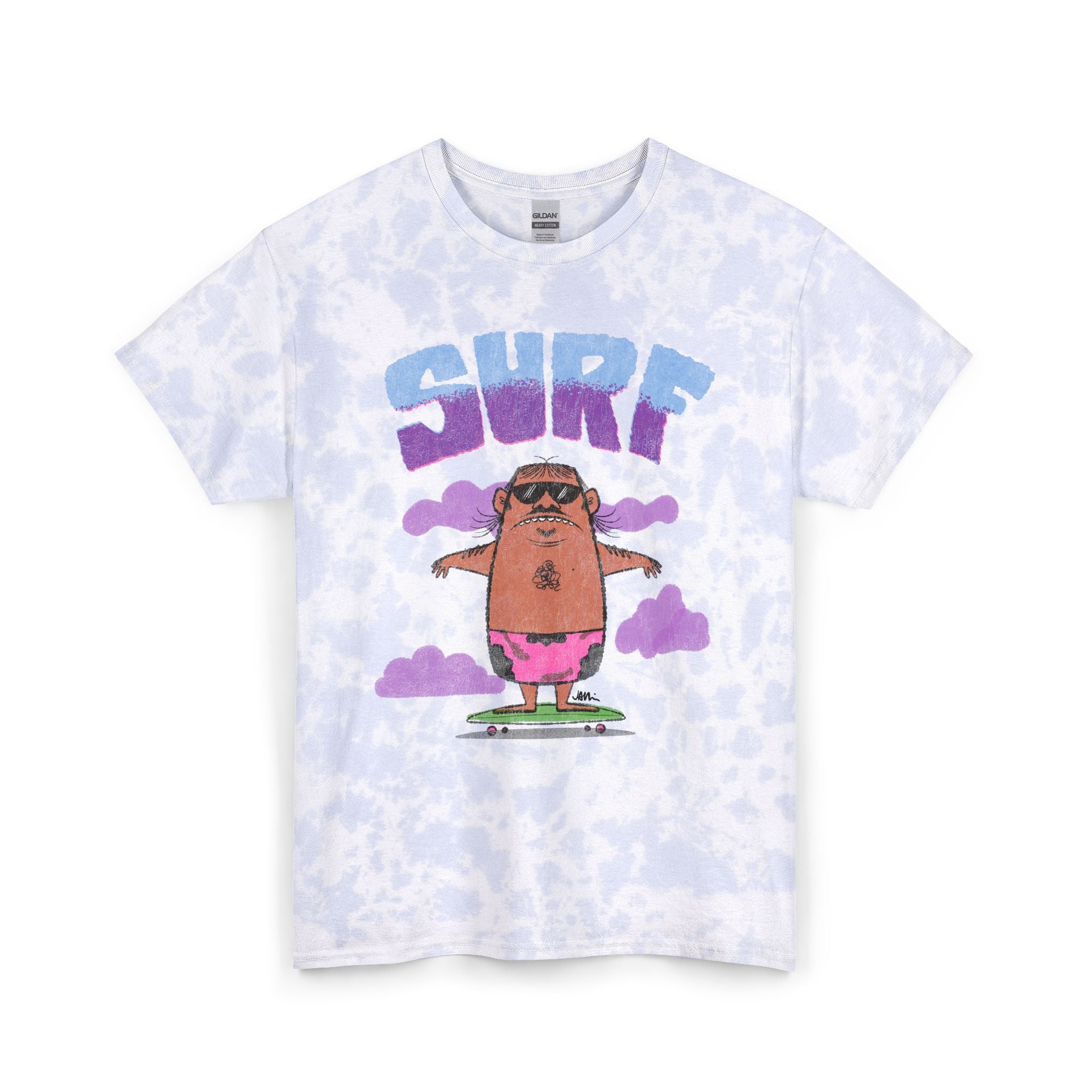 Sidewalk Surfin' Unisex Tie Dye Cotton Tee