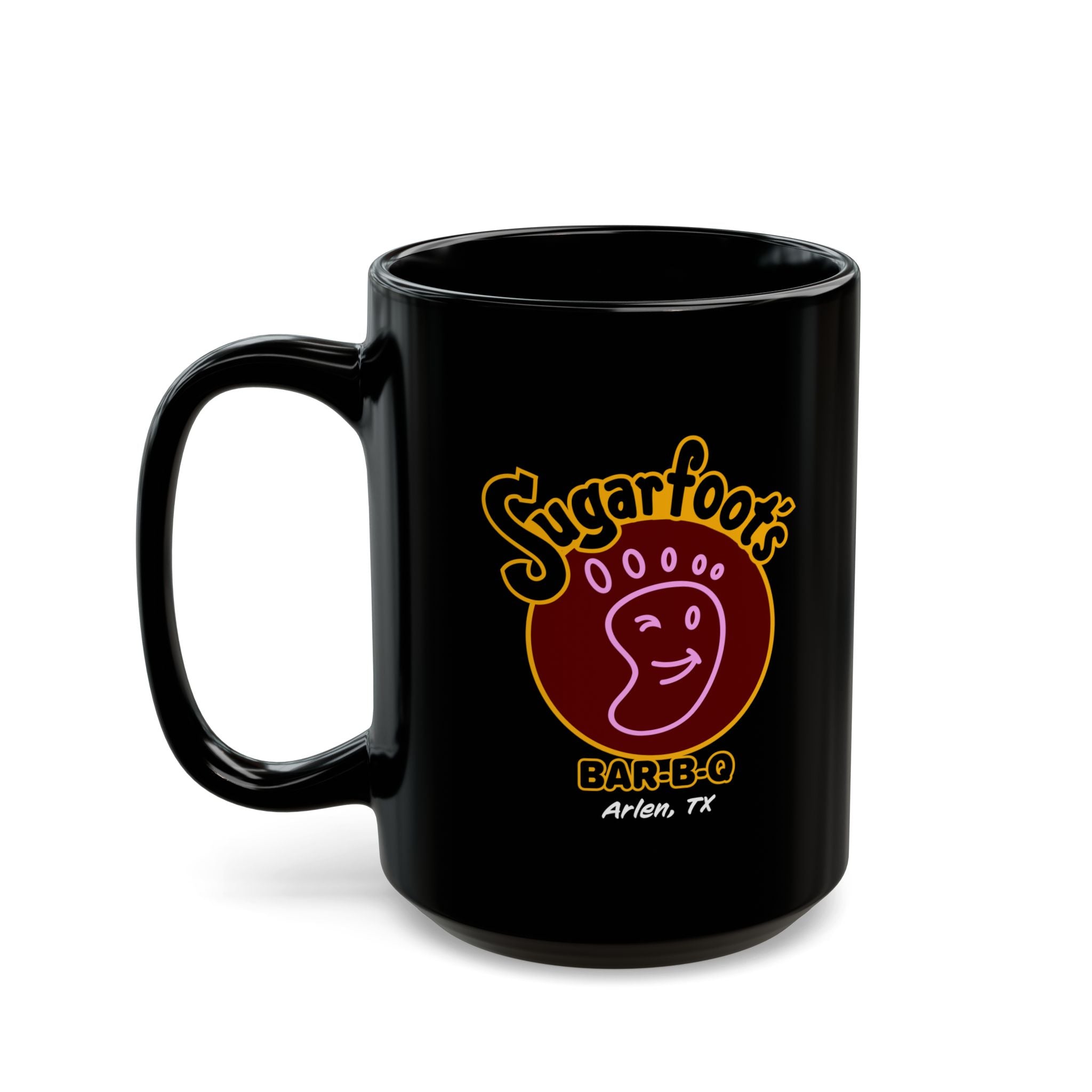 Sugarfoot's BBQ Black Mug 11/15oz