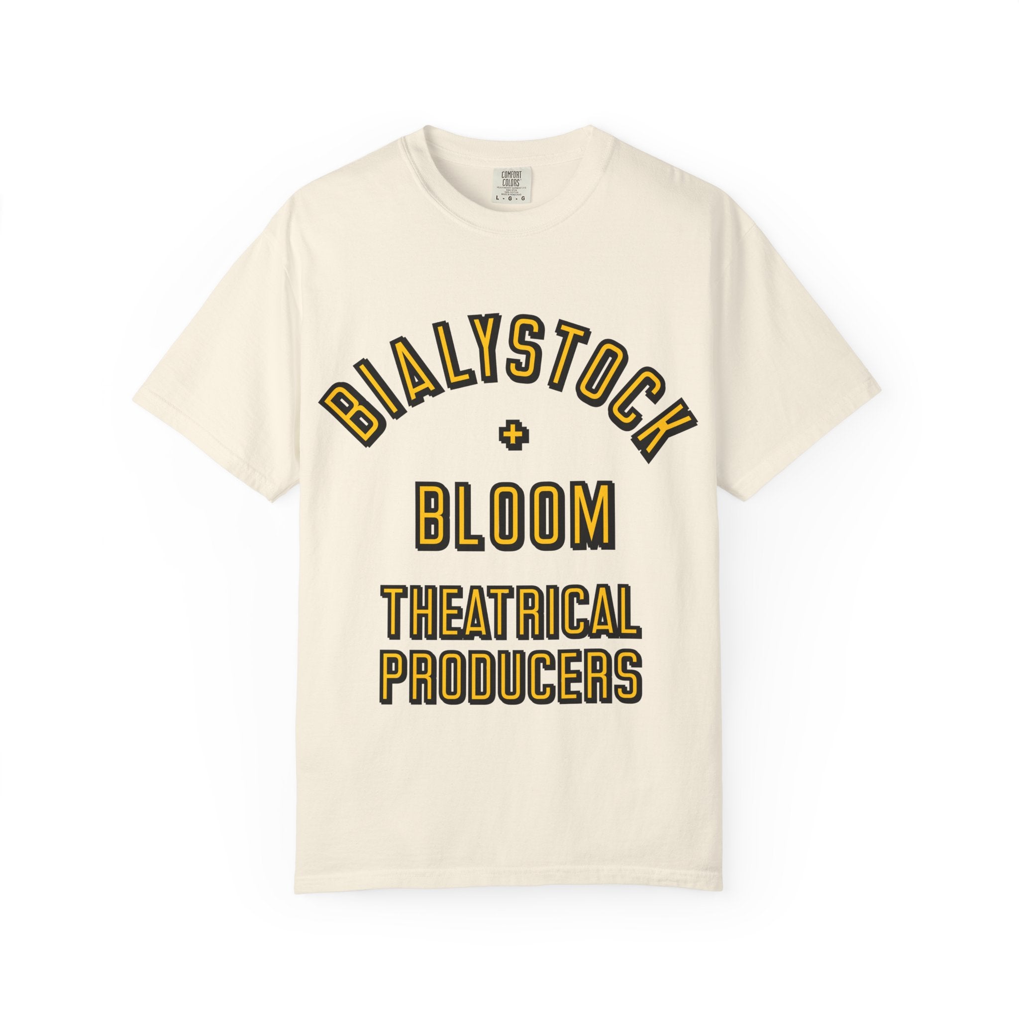 Bialystock & Bloom Mel Brooks' THE PRODUCERS Unisex Garment-Dyed T-shirt